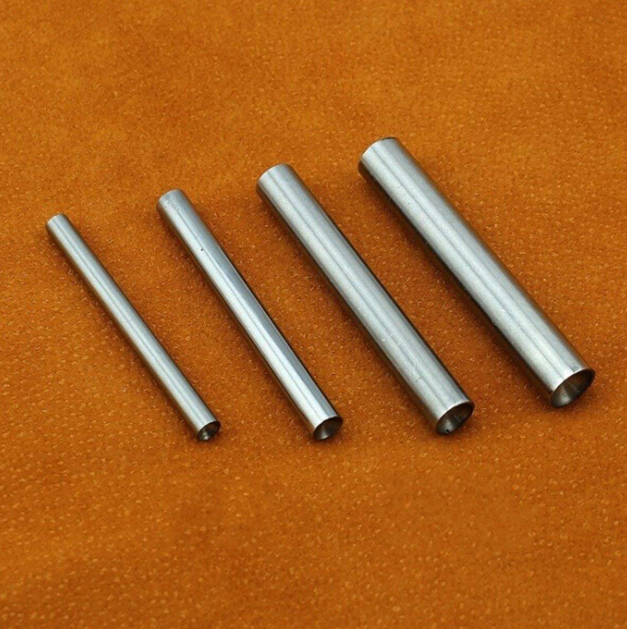 ZHONGJIUYUAN 6/7/8/10mm Leather Mushroom Rivets Set - Round Metal Rivets for Punk Shoes, Bags, Belts & Garment Crafting - Includes Hole Punch Tool for DIY Leatherworking & Sewing Projects