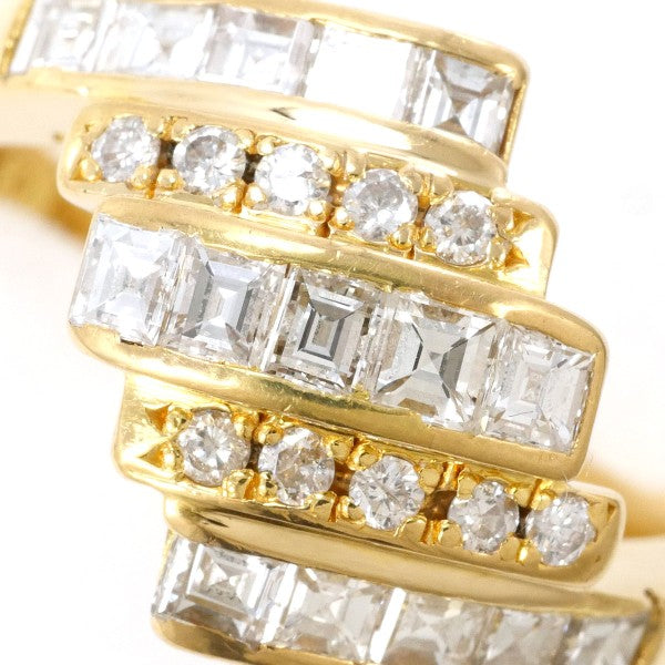 18K Yellow Gold Diamond Ring for Women - Elegant Solitaire Engagement & Wedding Band - Perfect for Proposals, Anniversaries, and Special Occasions