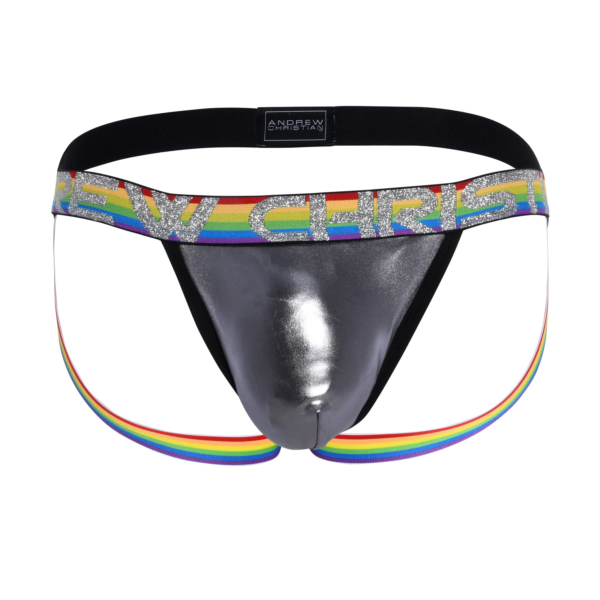 Andrew Christian Candy Hearts Air Jock Strap - Almost Naked Sheer Briefs for Men, Comfortable Underwear for Workout, Gym, and Daily Wear