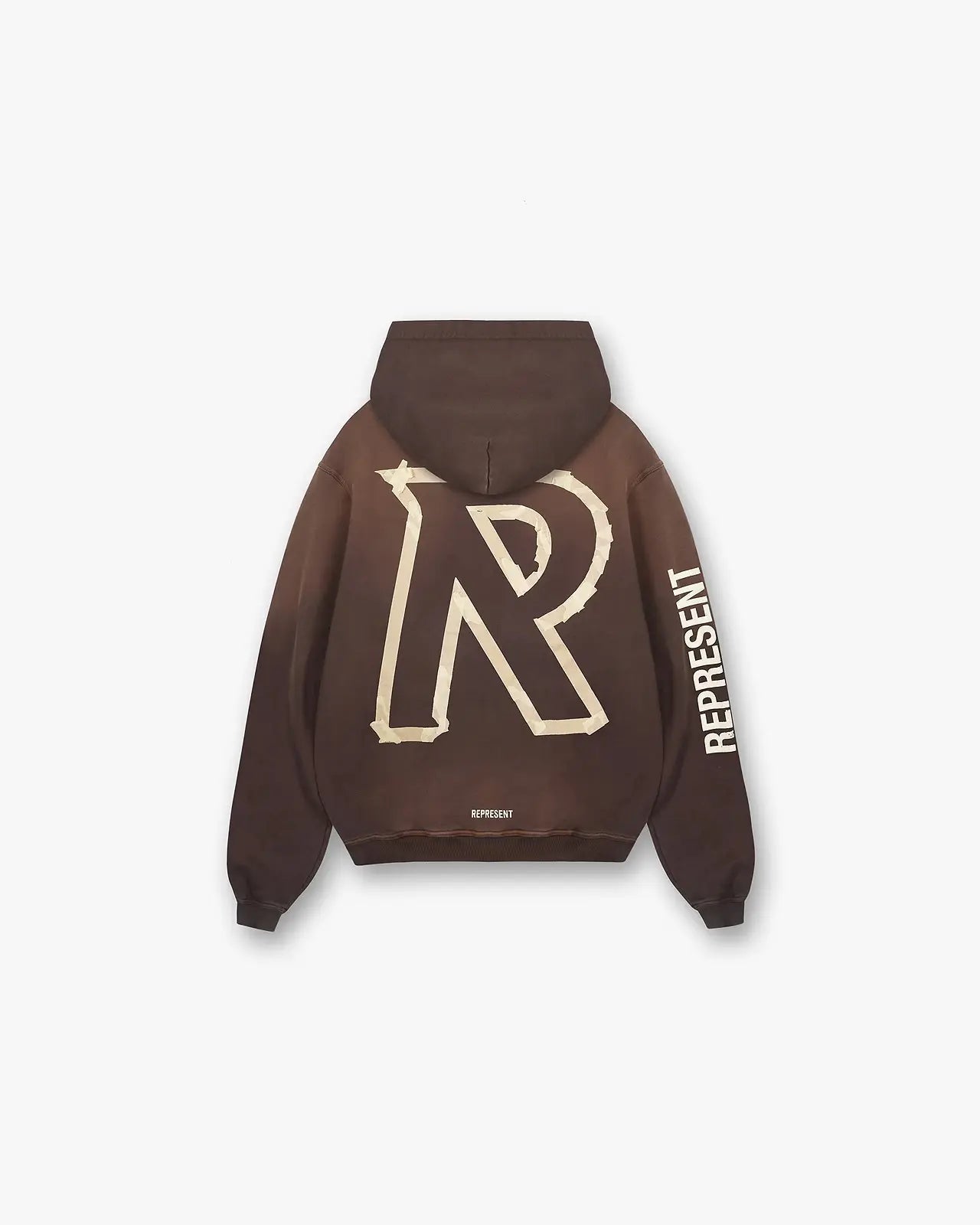 REPRESENT Custom Initial Hoodie - Personalized Embroidered Lettering, Streetwear Fashion for Men & Women | Perfect for Casual Wear, Gifts, and Street Style Outfits