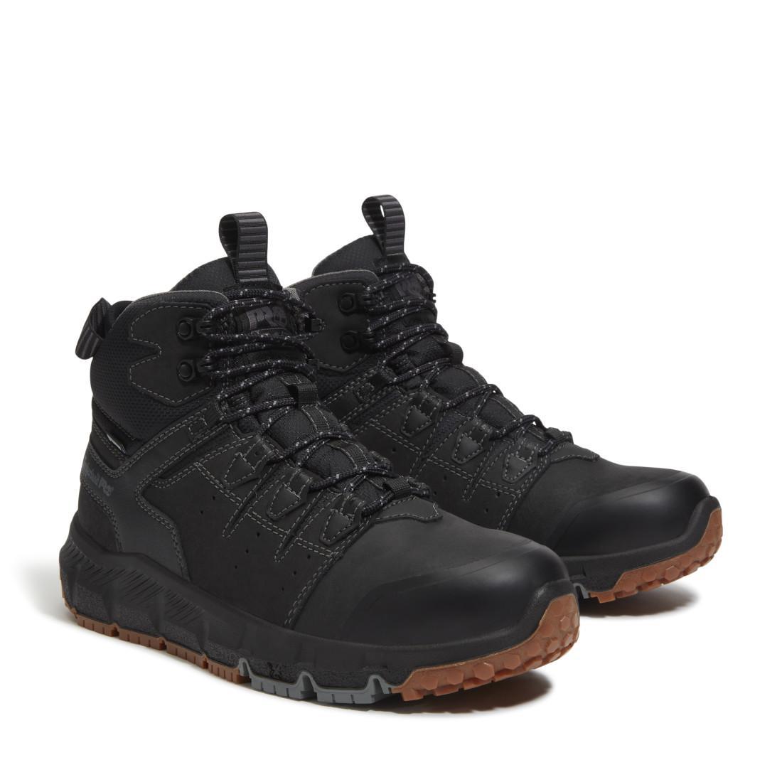 Waterproof Soft Toe Work Boots for Men - Lightweight Safety Shoes with Slip Resistance, Comfortable for Construction, Hiking & Outdoor Work (Ideal for Rainy Weather & Tough Job Sites)