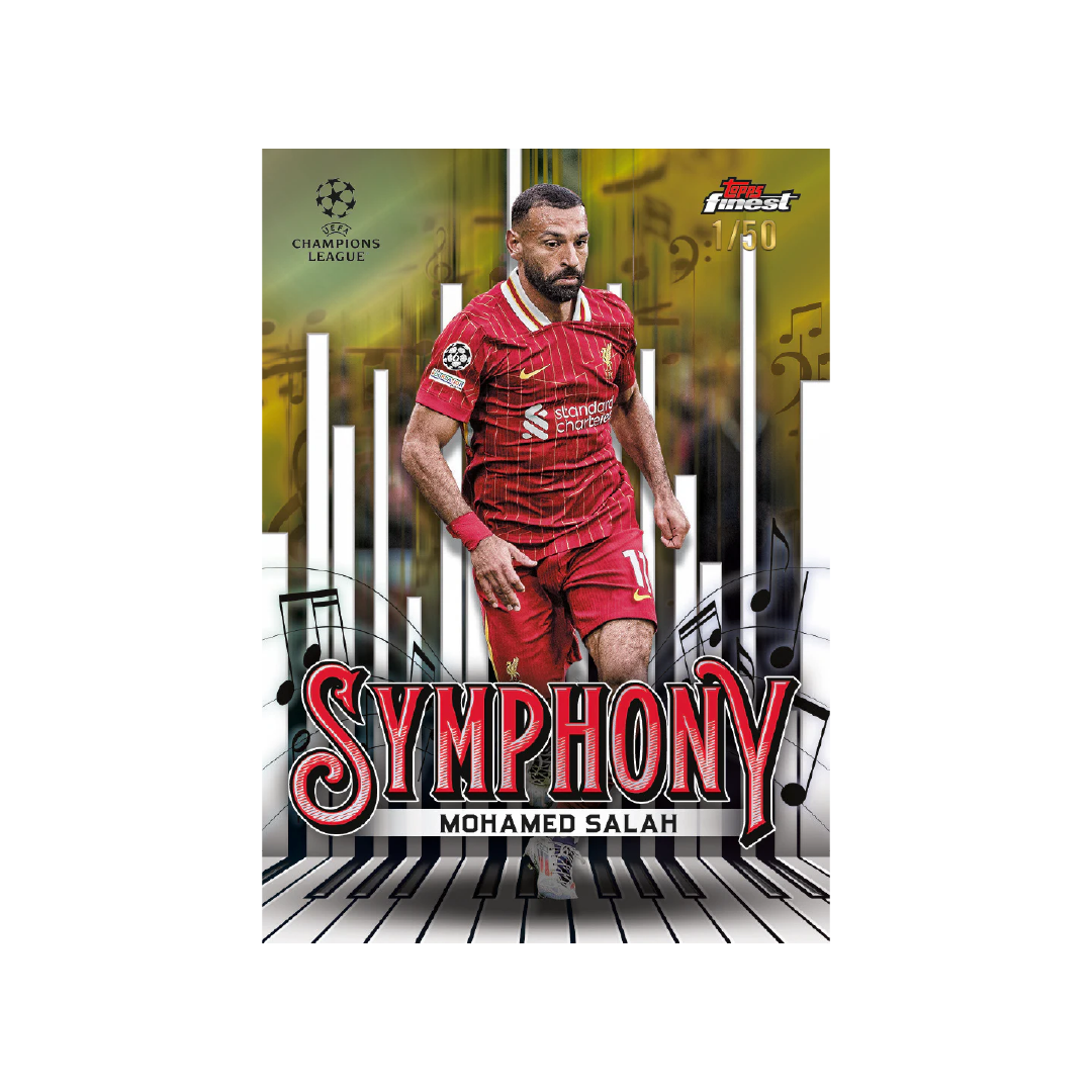 2024/25 Topps Finest UEFA Club Competitions Hobby Box - Premium Soccer Trading Cards Collection - Perfect for Collectors & Fantasy League Fans