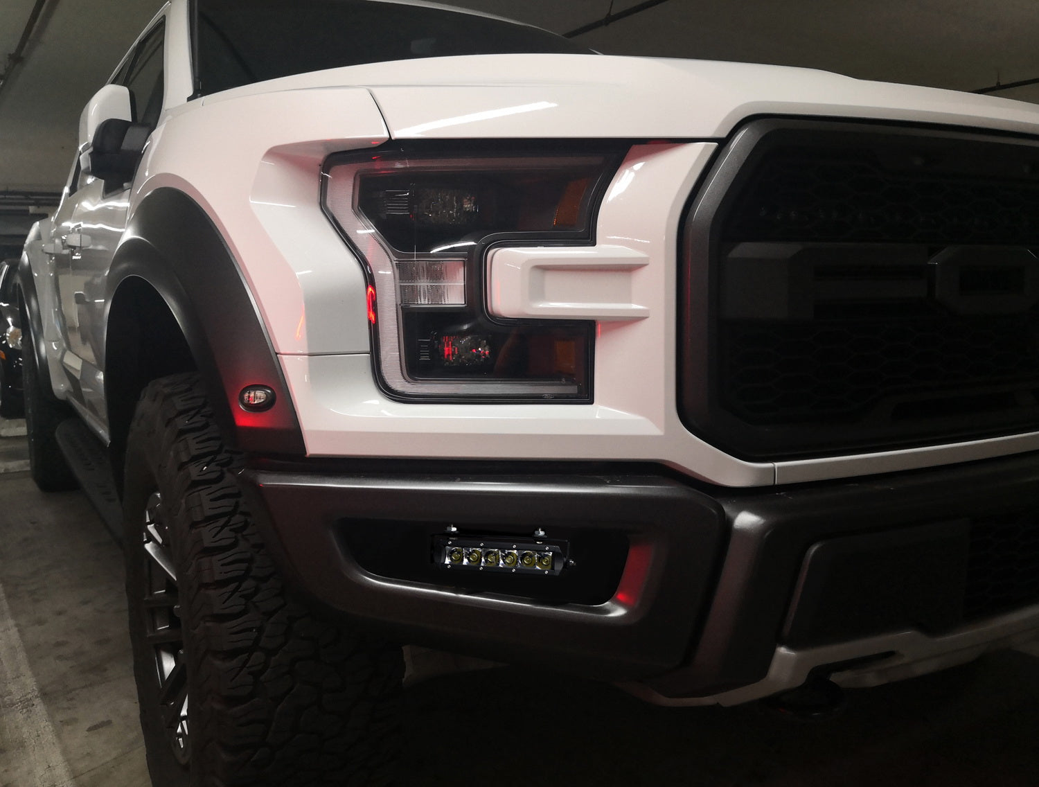 30W SR LED Fog Light Bar Kit with Mounting Brackets & Wiring Harness for 2017-2020 Ford Raptor - Off-Road Lighting Upgrade for Trucks, SUVs & Jeeps