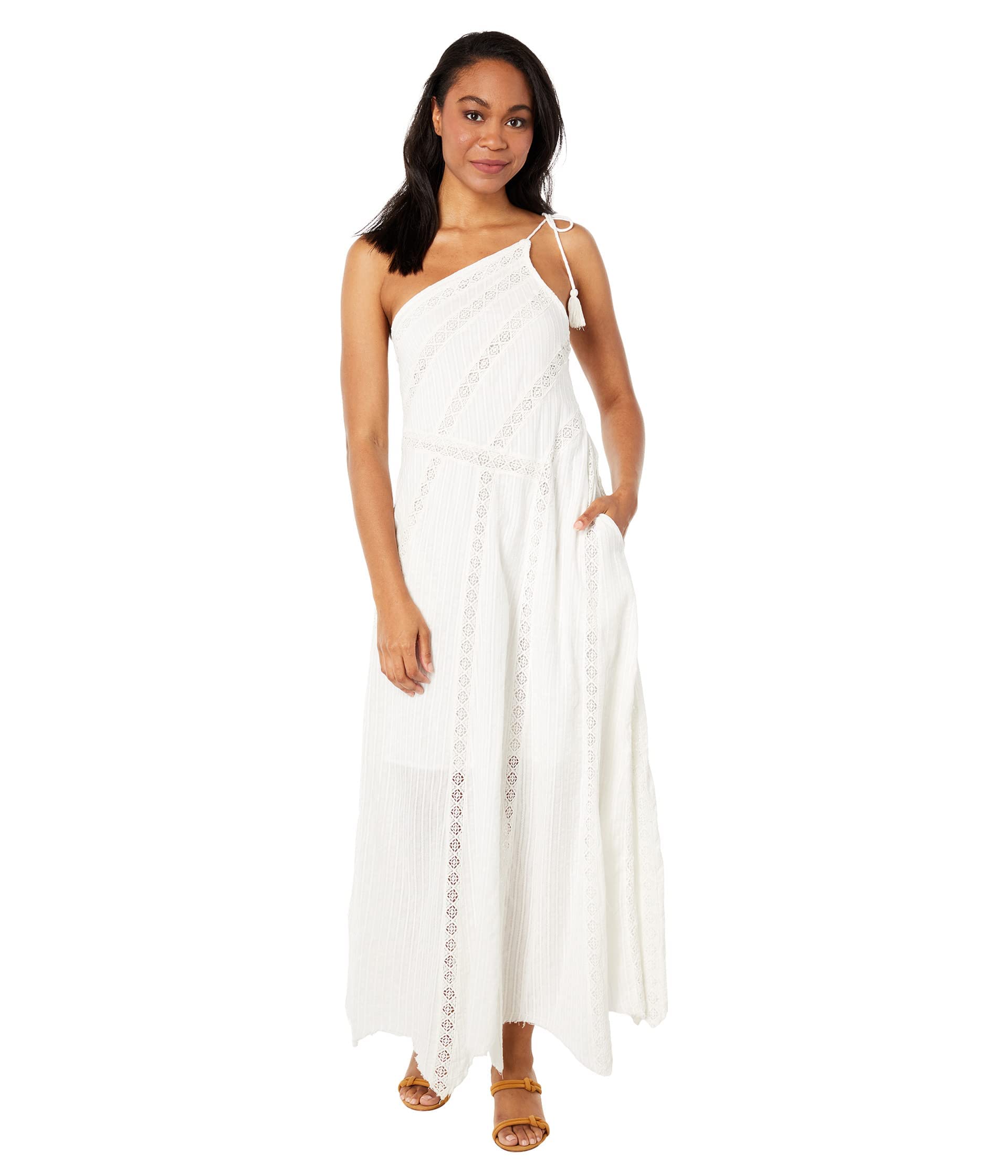 Free People Bella Maxi Dress - Flowy Bohemian Long Dress for Women | Perfect for Beach Vacations, Summer Parties & Casual Outings
