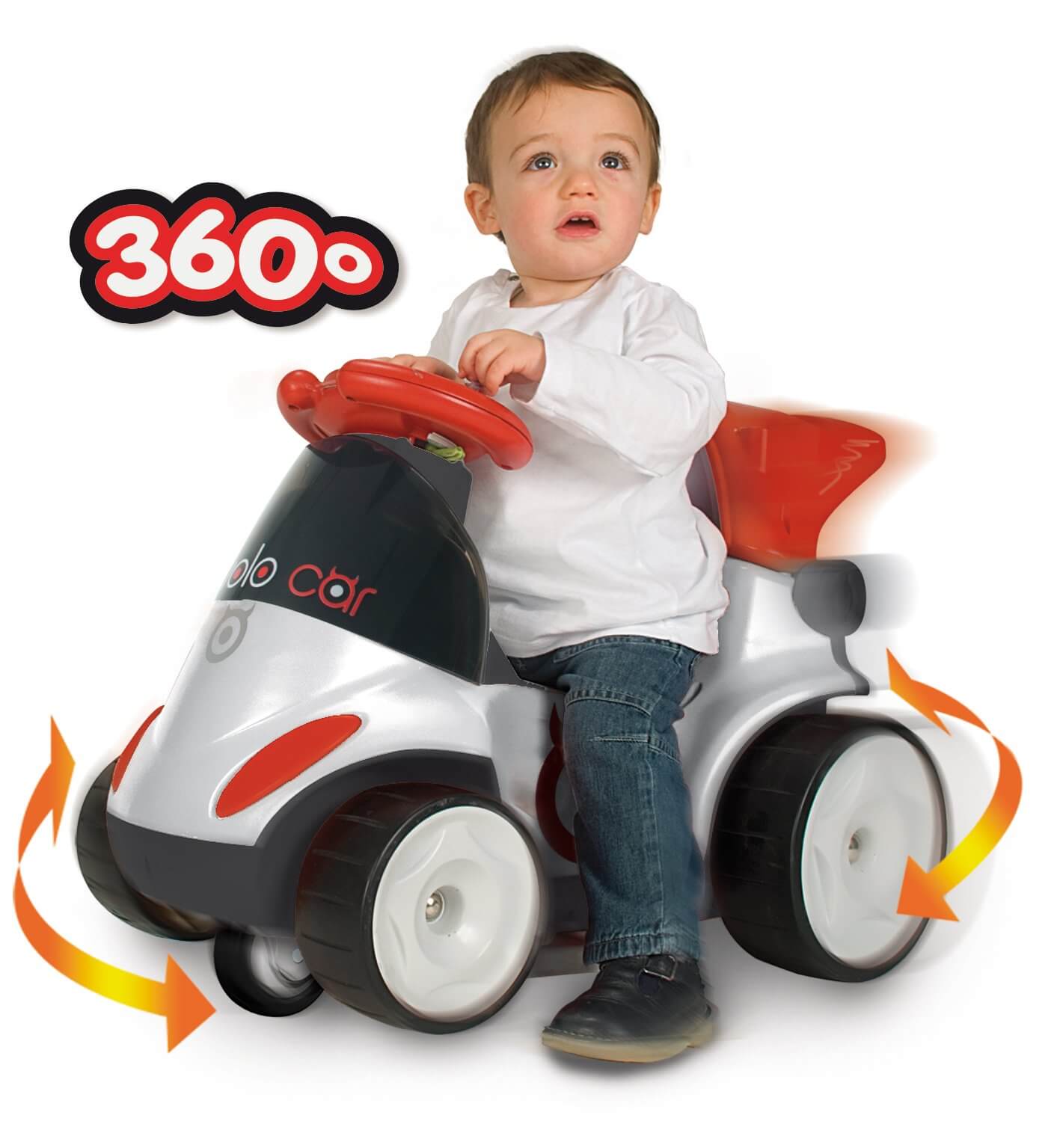 Diavolo Edition Kids Ride-On Push Car - Safe & Fun Toddler Toy with Removable Stand, Safety Guards & Canopy | Perfect for Indoor & Outdoor Play, Birthday Gifts & Preschool Activities