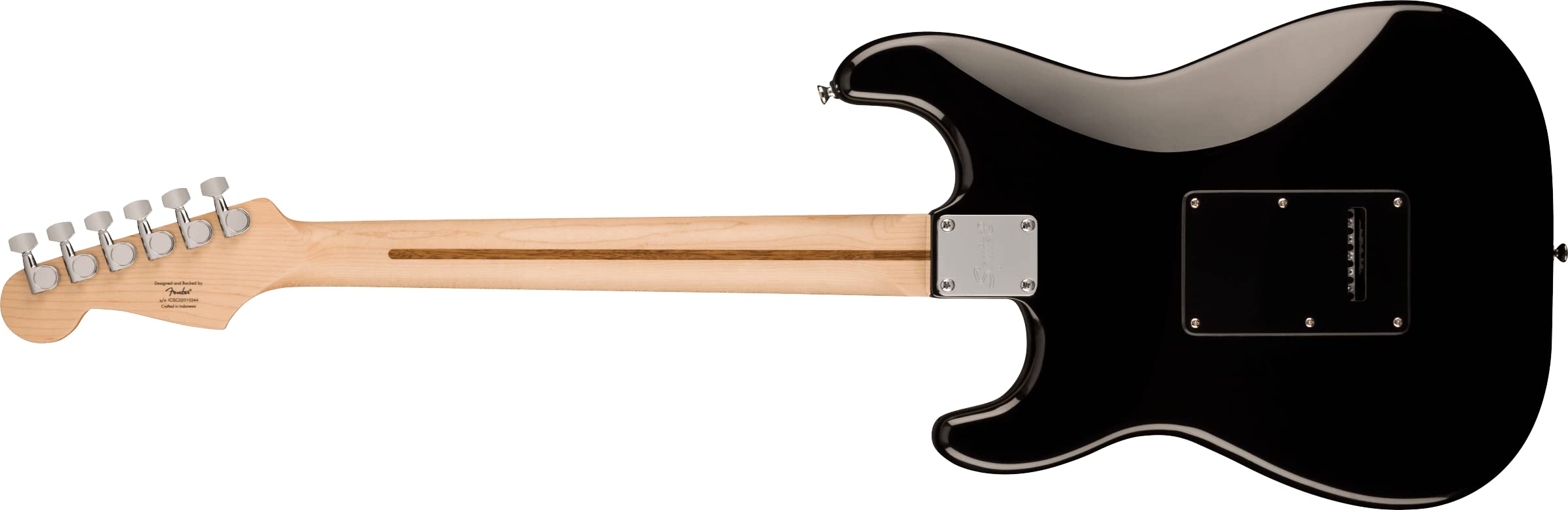 Fender 6 String Solid-Body Electric Guitar - Right Handed, Black with HSS Bridge & Pickups (Model 0373203506) | Perfect for Rock, Blues & Stage Performances