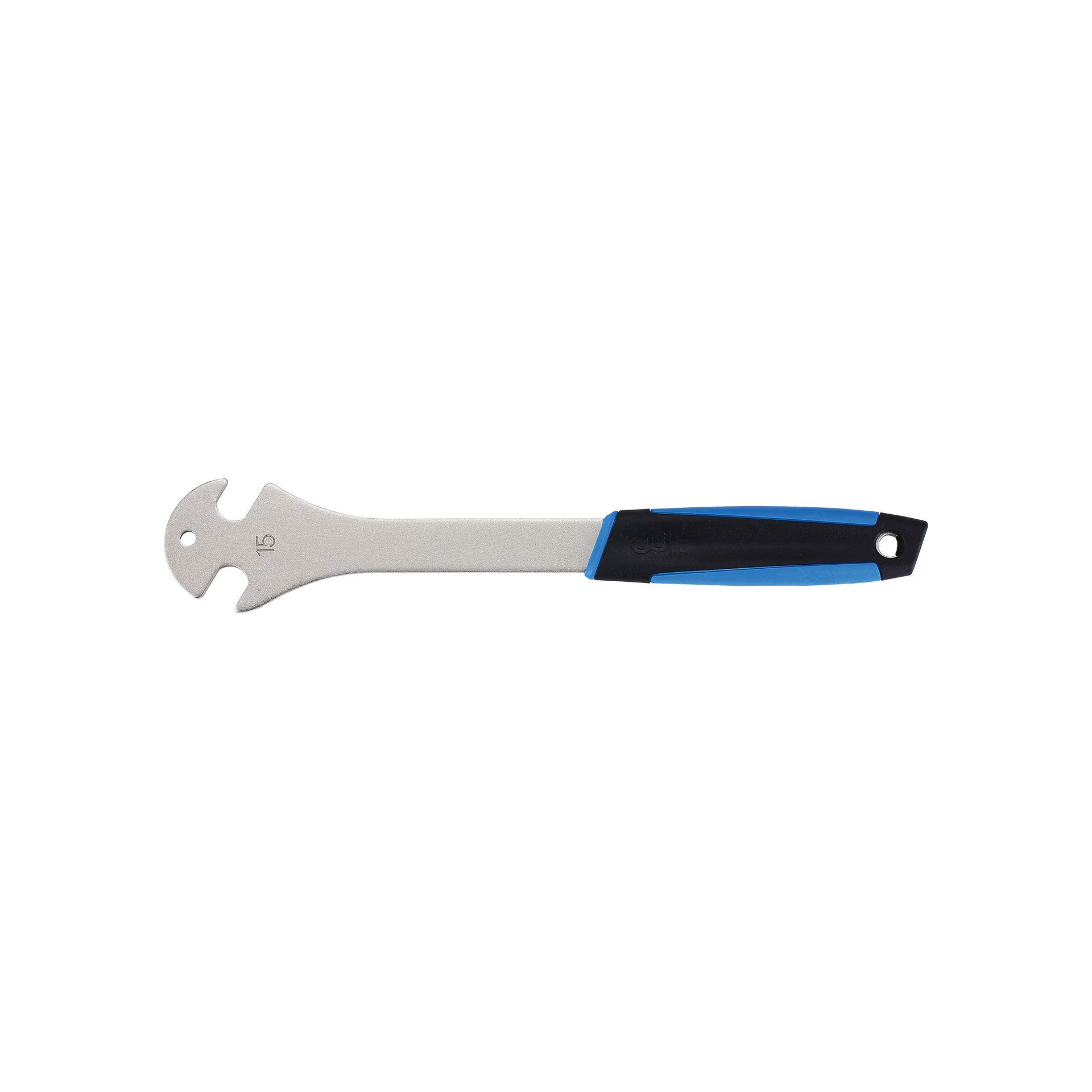 BBB Mixte Pedal Wrench - High Torque Double Wrench Tool for Bicycle Repair (Black/Blue, Long EU Size) - Perfect for Professional Bike Mechanics & DIY Home Cycling Maintenance