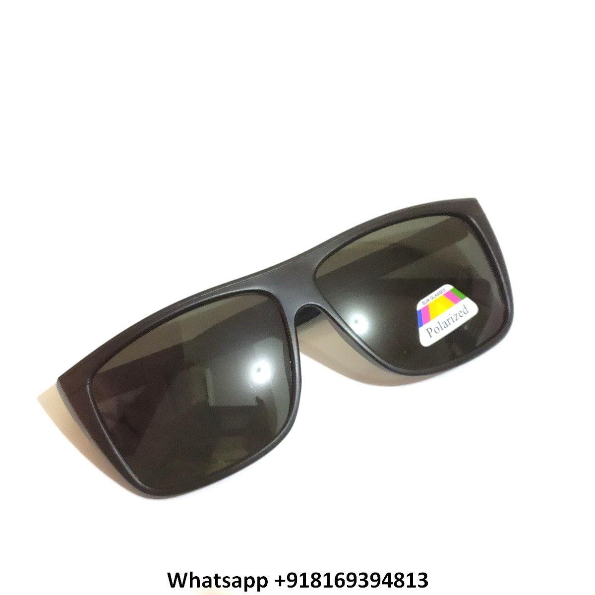 Trendy Square Polarized Sunglasses for Men & Women - UV Protection, Lightweight & Stylish (Model 2897MBK) | Perfect for Driving, Beach & Outdoor Activities