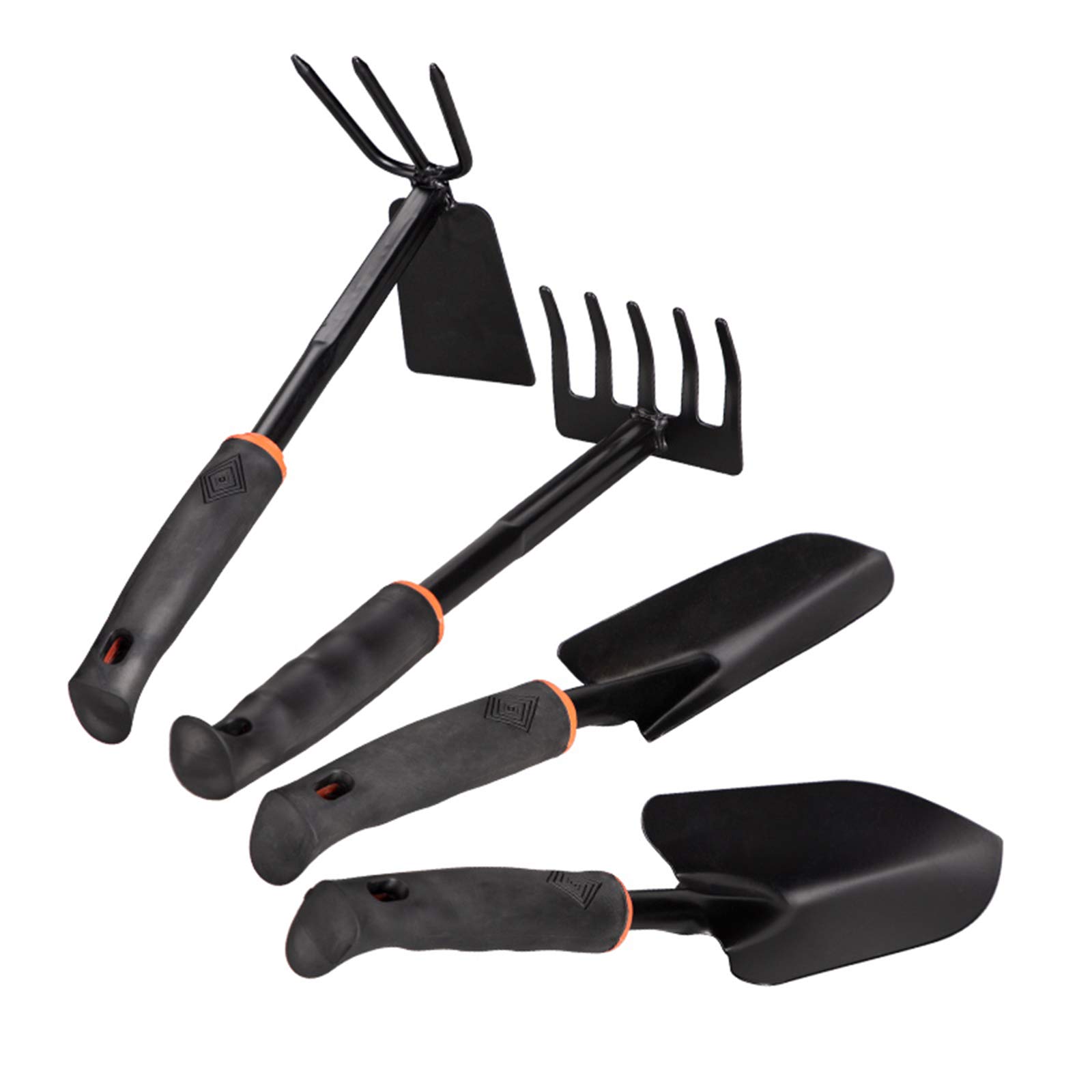 5-Piece Garden Tool Set - Durable Iron Hand Planting Kit with Comfort Grip for Indoor & Outdoor Use - Includes Shovel, Hand Fork, Rake - Perfect for Gardening, Planting, Weeding & Yard Maintenance