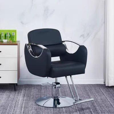 Modern All-Purpose Hydraulic Styling Chair - Adjustable Office & Salon Stool for Home, Beauty Salon, and Tattoo Parlor Use