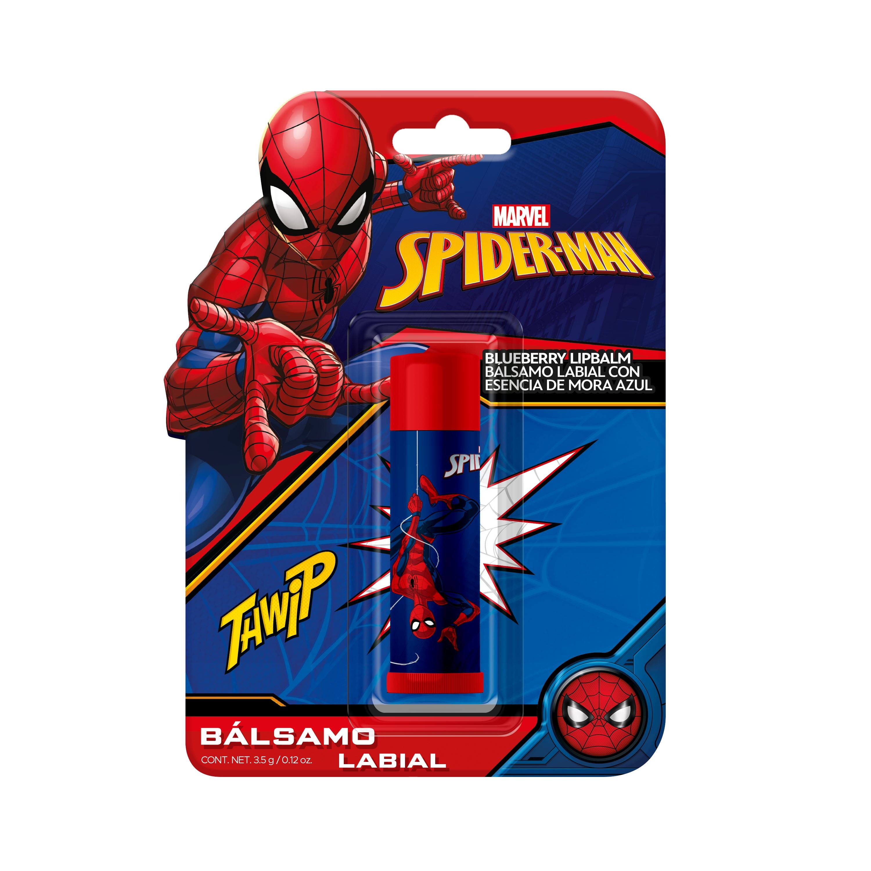 Spiderman Lip Balm for Dry Lips - Hydrating & Moisturizing - Perfect for Kids & Adults - Great for Winter, Sports & Outdoor Activities