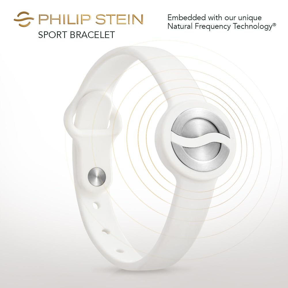 Philip Stein Sports Bracelet - Durable Rubber Fitness Band with Natural Frequency Technology for Enhanced Performance, Energy Boost & Recovery - Ideal for Running, Gym Workouts & Active Lifestyle