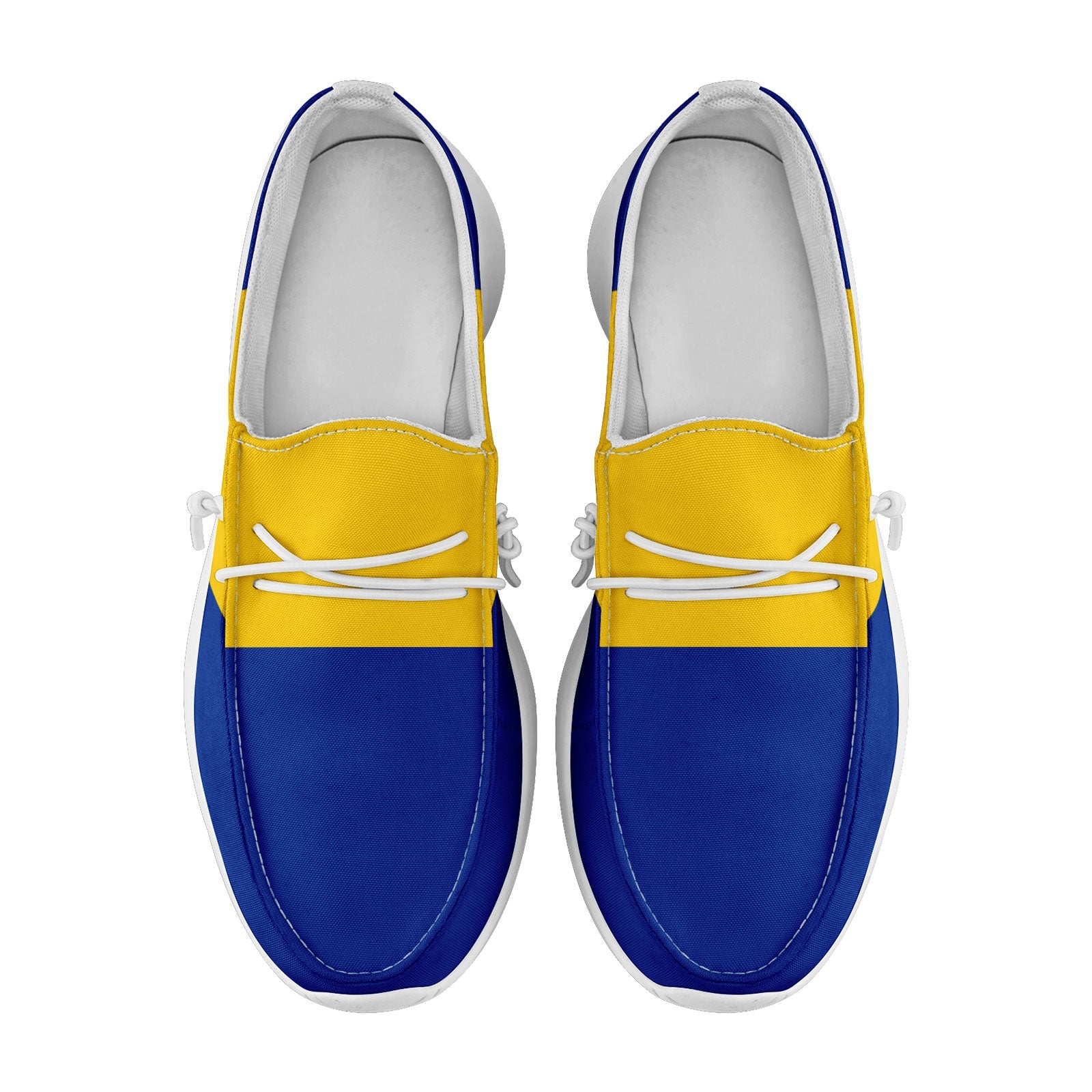 Custom Los Angeles Blue & Yellow Personalized Sneakers - FN018 D020278 - Size 15 - Unique Custom Online Design for Streetwear & Casual Fashion