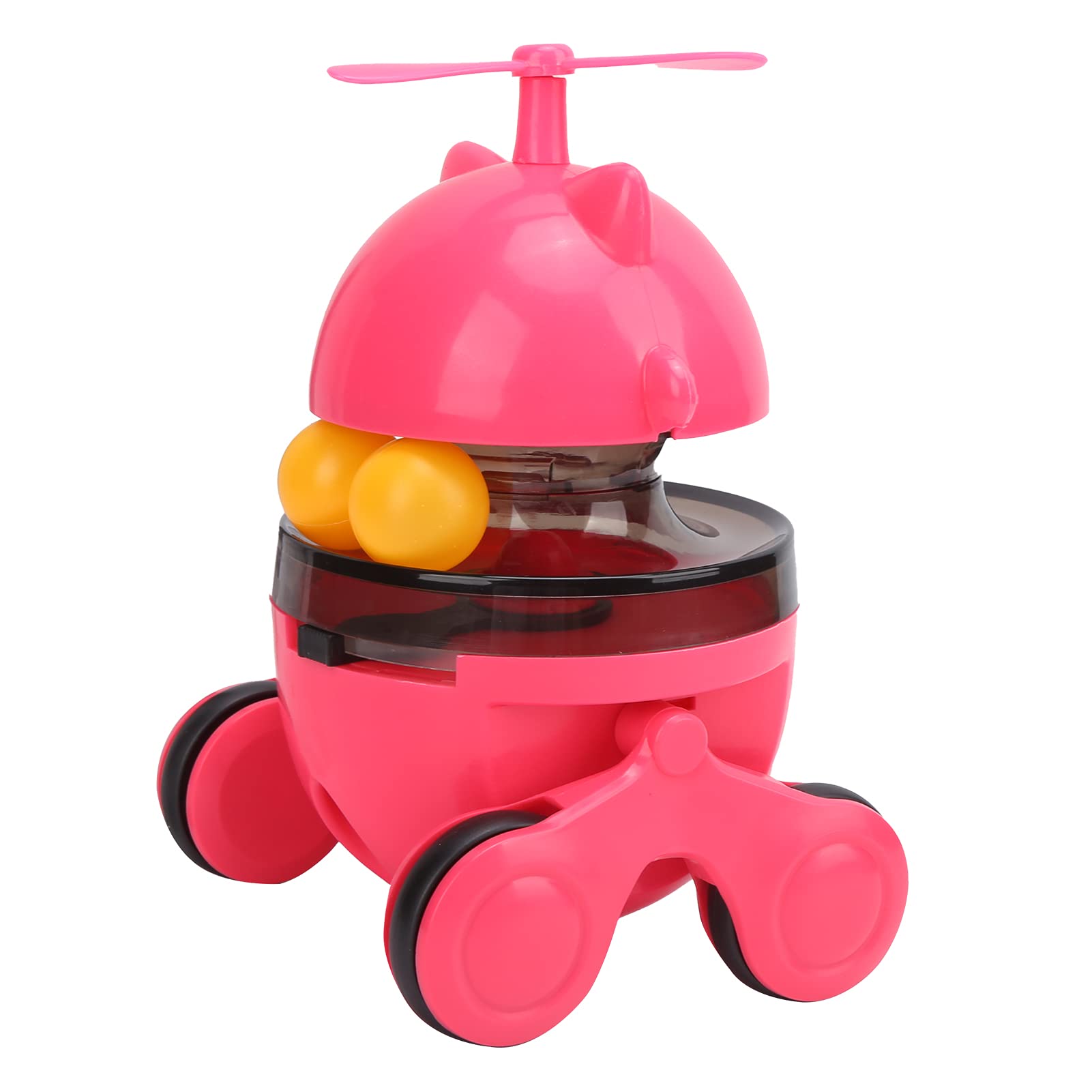 Windmill Propeller Cat Toy - Durable ABS Lightweight Interactive Cat Feeder for Playful Kittens (Red) | Perfect for Indoor Play, Exercise & Bonding with Your Feline Friend