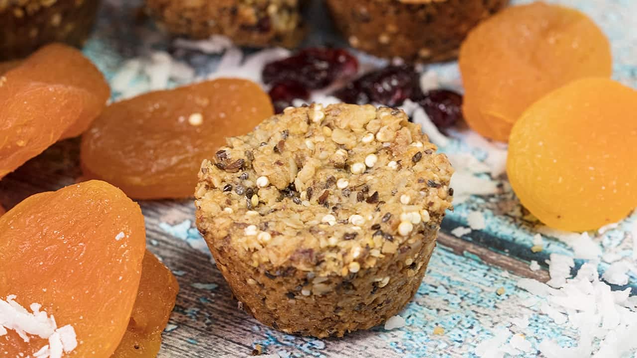 Gourmet Kitchn SureLife Foods Traditional Aussie Bites Protein Cookies - Quinoa, Chia & Rolled Oats, 270mg Omega-3 per Serving, 16oz | Healthy Snack for Workouts, Hiking & On-the-Go Nutrition