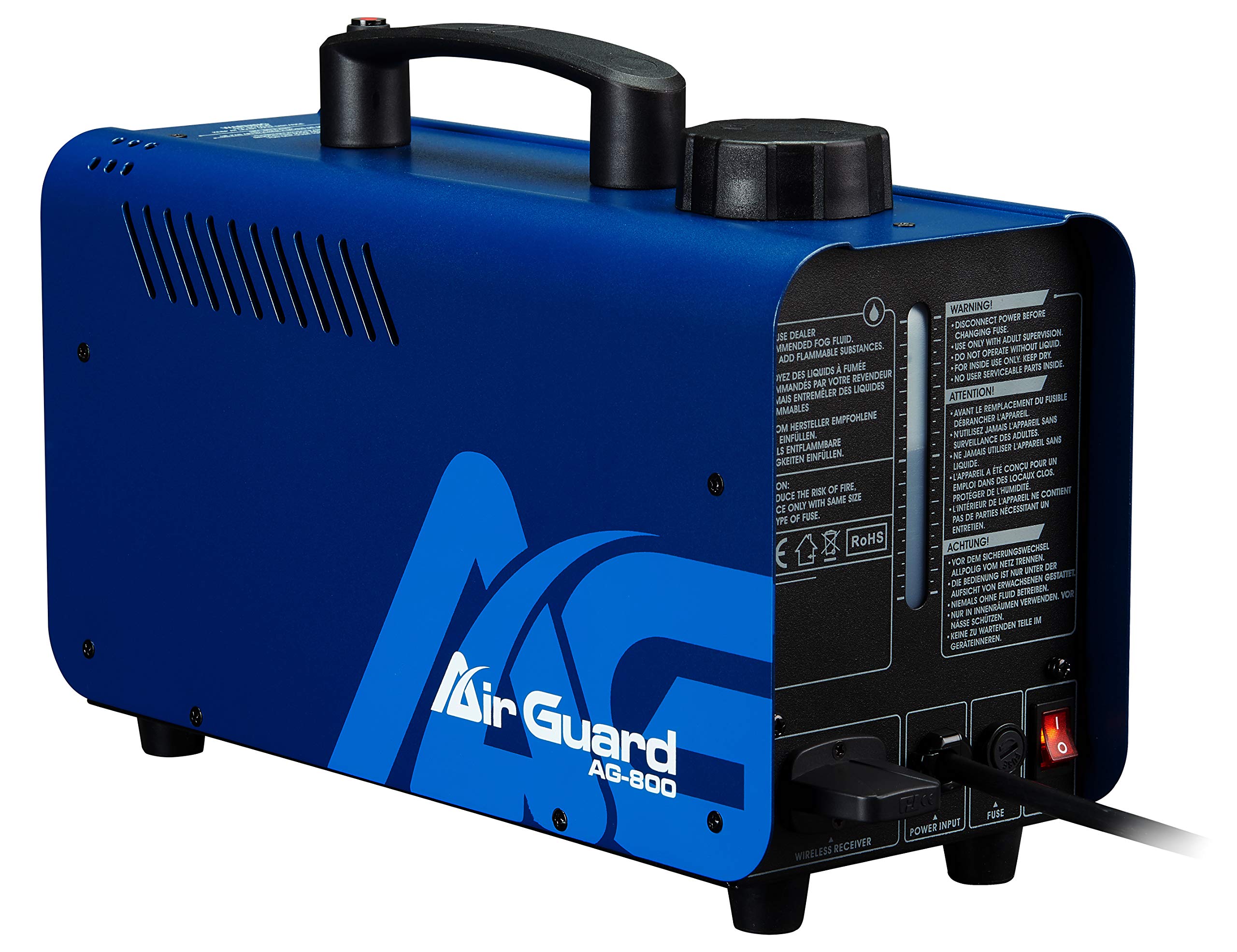 Air Guard AG-800 - 800W Powerful Antibacterial Air Purifier with Built-in Timer & Wireless Remote Control for Home, Office, and Bedroom - Eliminates Odors, Allergens, and Germs for Fresh Clean Air