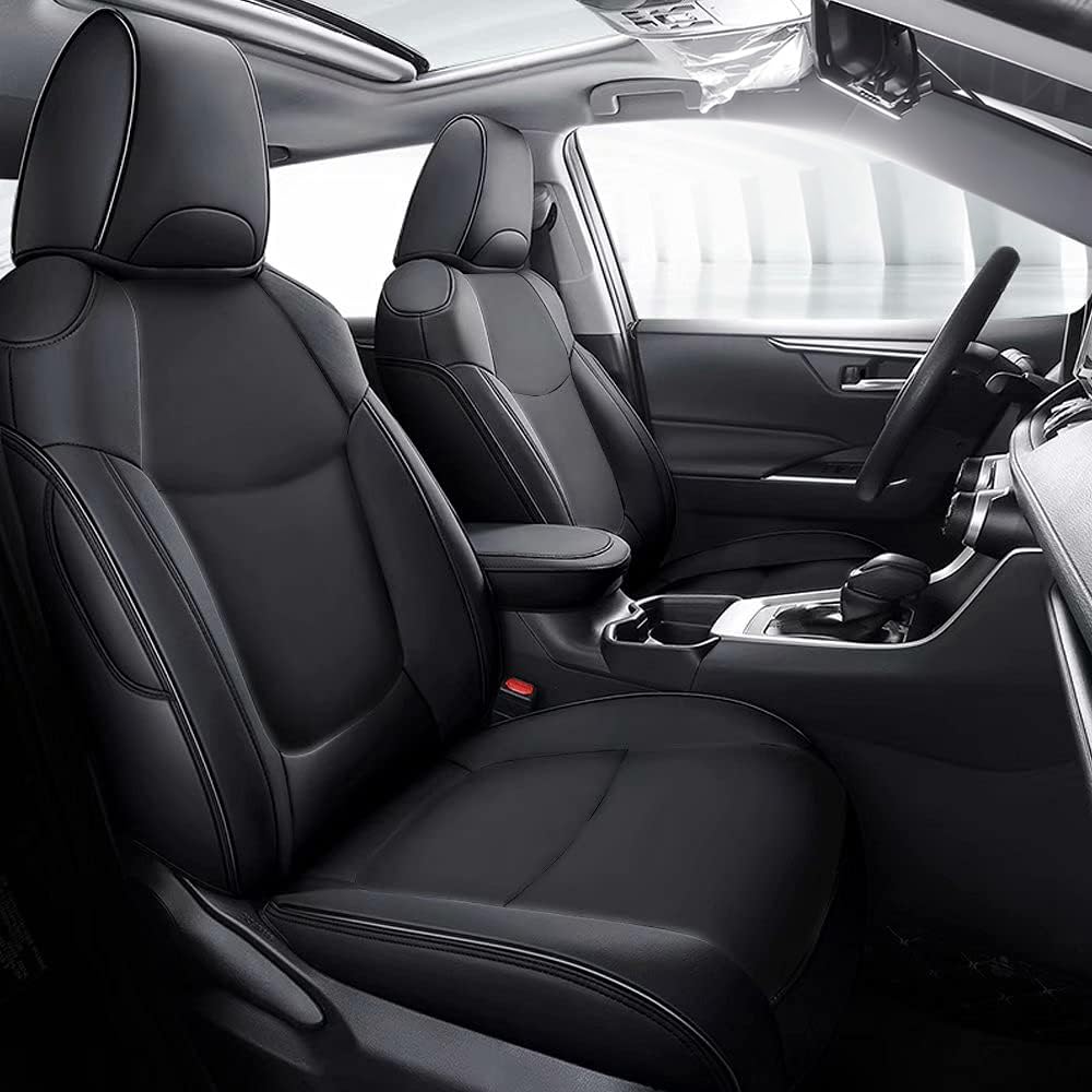 TTX LIGHTING Faux Leather Car Seat Covers for 2020-2023 Toyota Corolla XSE & XSE Apex Edition - Non-Slip Full Coverage Vehicle Cushion with Airbag Compatibility | Perfect for Daily Commuting, Road Trips & Interior Protection