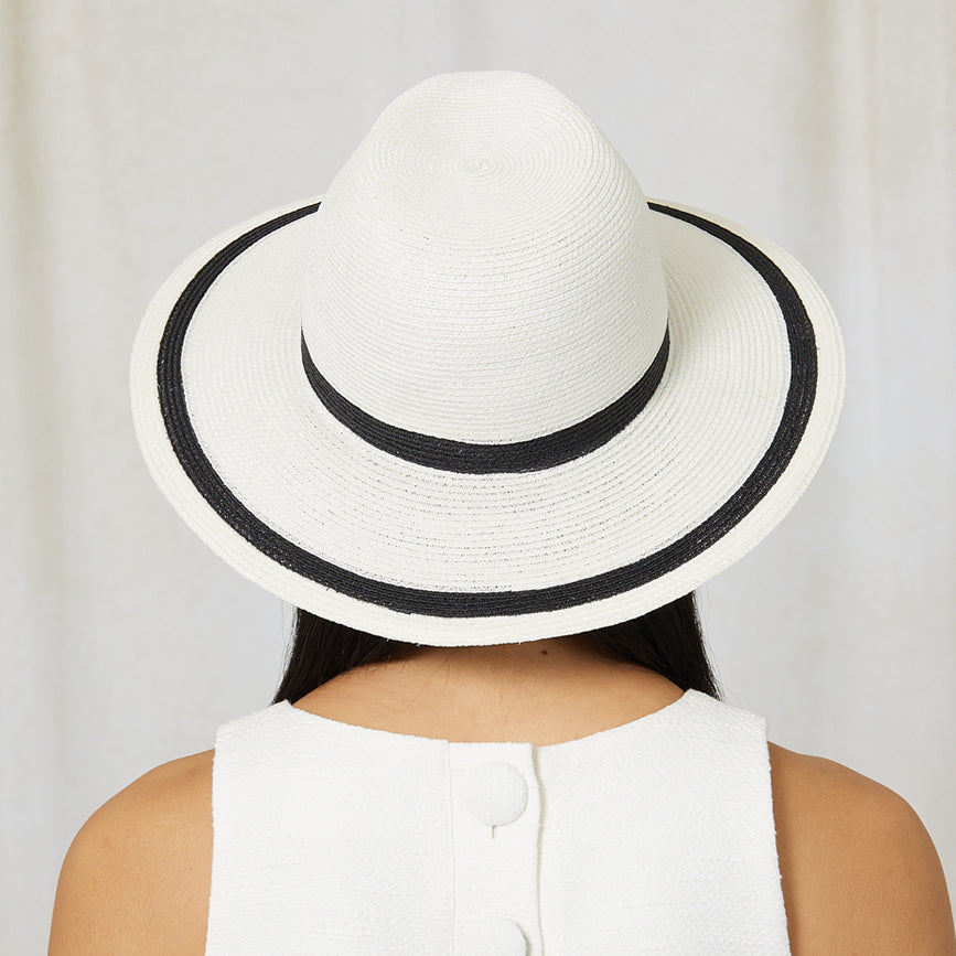 Courtney Packable Hemp Fedora Hat for Women - Lightweight Travel Sun Hat for Beach, Outdoor & Summer Fashion