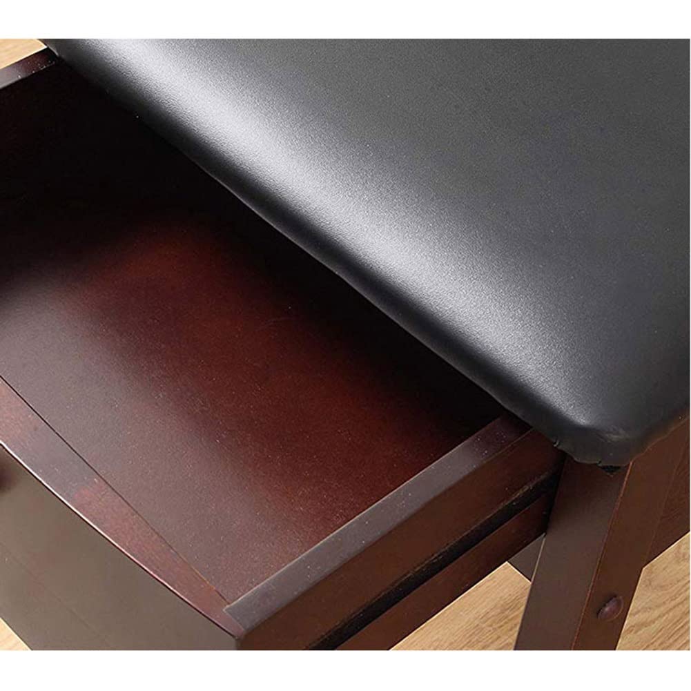 Gentleman's Valet Chair with Top Tray & Drawer - Wooden Suit Valet Stand for Men | Closet Organization, Wardrobe Storage & Office Chair with Hanger | Perfect for Bedroom, Dressing Room & Home Office Organization