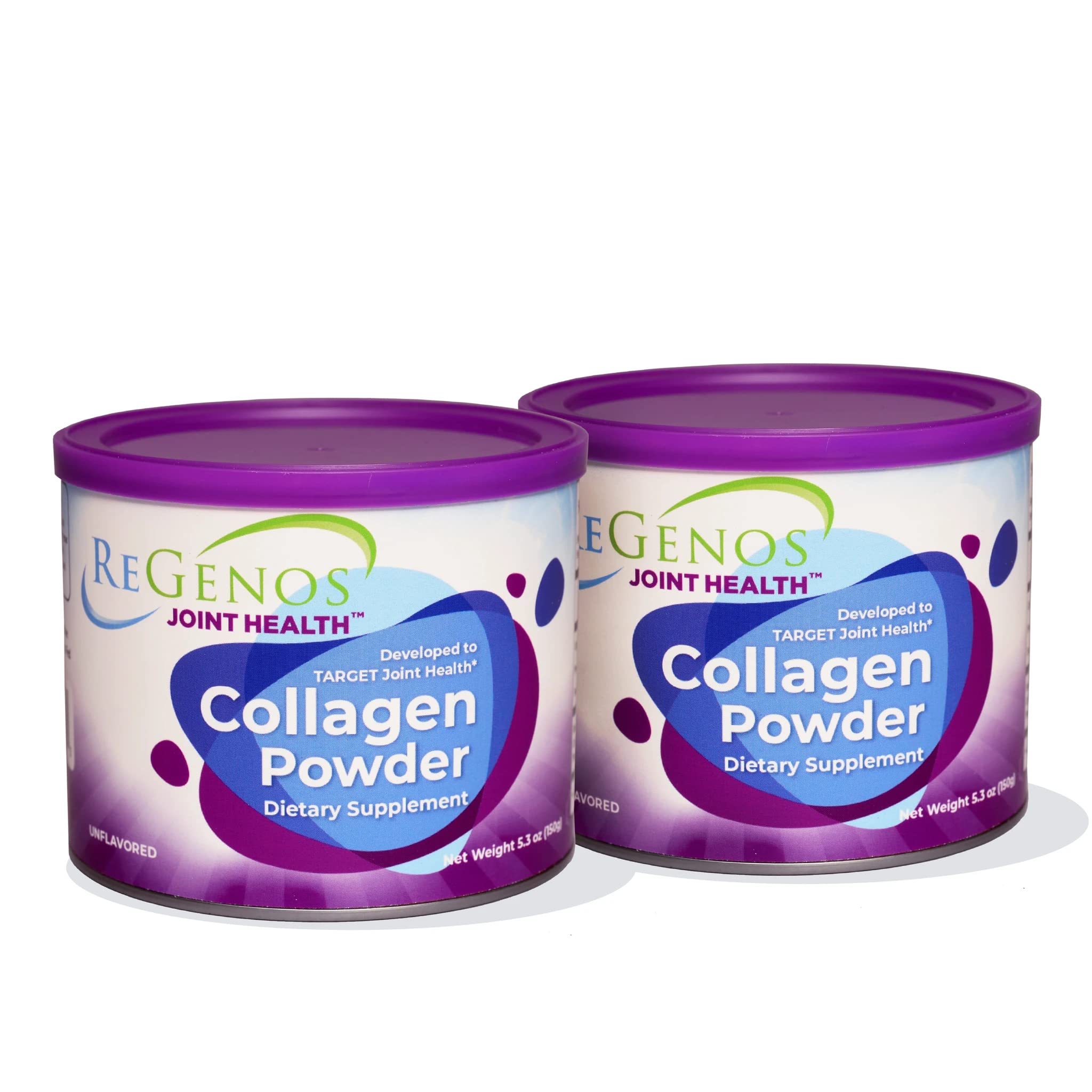 60-Day Supply Hydrolyzed Collagen Peptides Powder - Unflavored Protein Supplement for Skin, Hair & Joint Support - Gluten Free, Kosher Certified (2 Pack) - Perfect for Smoothies, Coffee & Baking Recipes