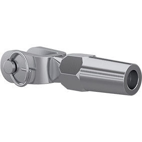 3.2mm Stainless Steel 316 Swageless Fork Terminal - Marine Grade Electrical Connector for Boat, RV & Automotive Wiring Applications