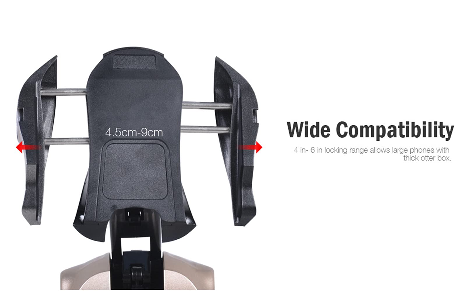 360° Rotating Car Phone Holder with Strong Suction Cup - One-Touch Button for Easy Switch - Universal Fit for Sports Cars & All Vehicles - Perfect for GPS Navigation & Hands-Free Calling While Driving