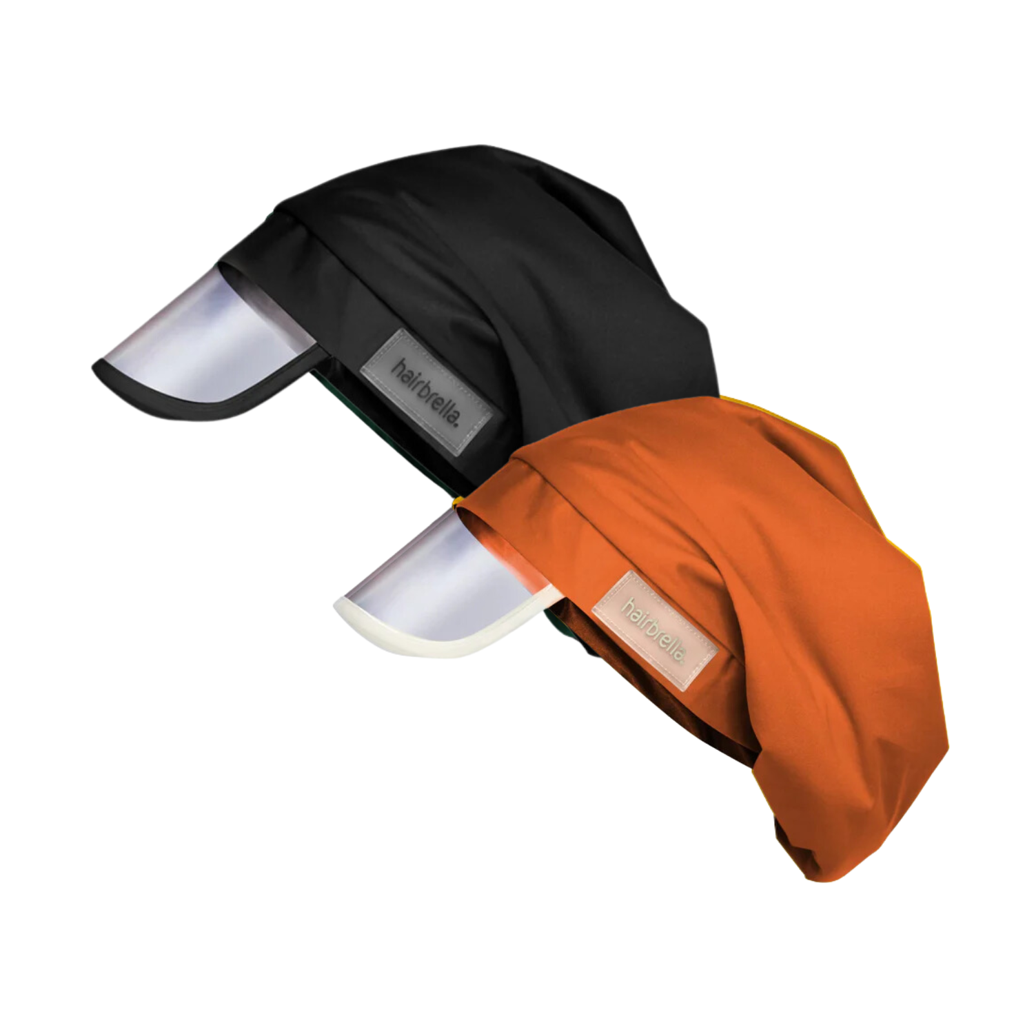 Hairbrella Classic Satin Lined Rain Hat Bundle (2 Pack) - Waterproof & Stylish Hair Protection for Women - Perfect for Rainy Days, Commuting & Outdoor Activities