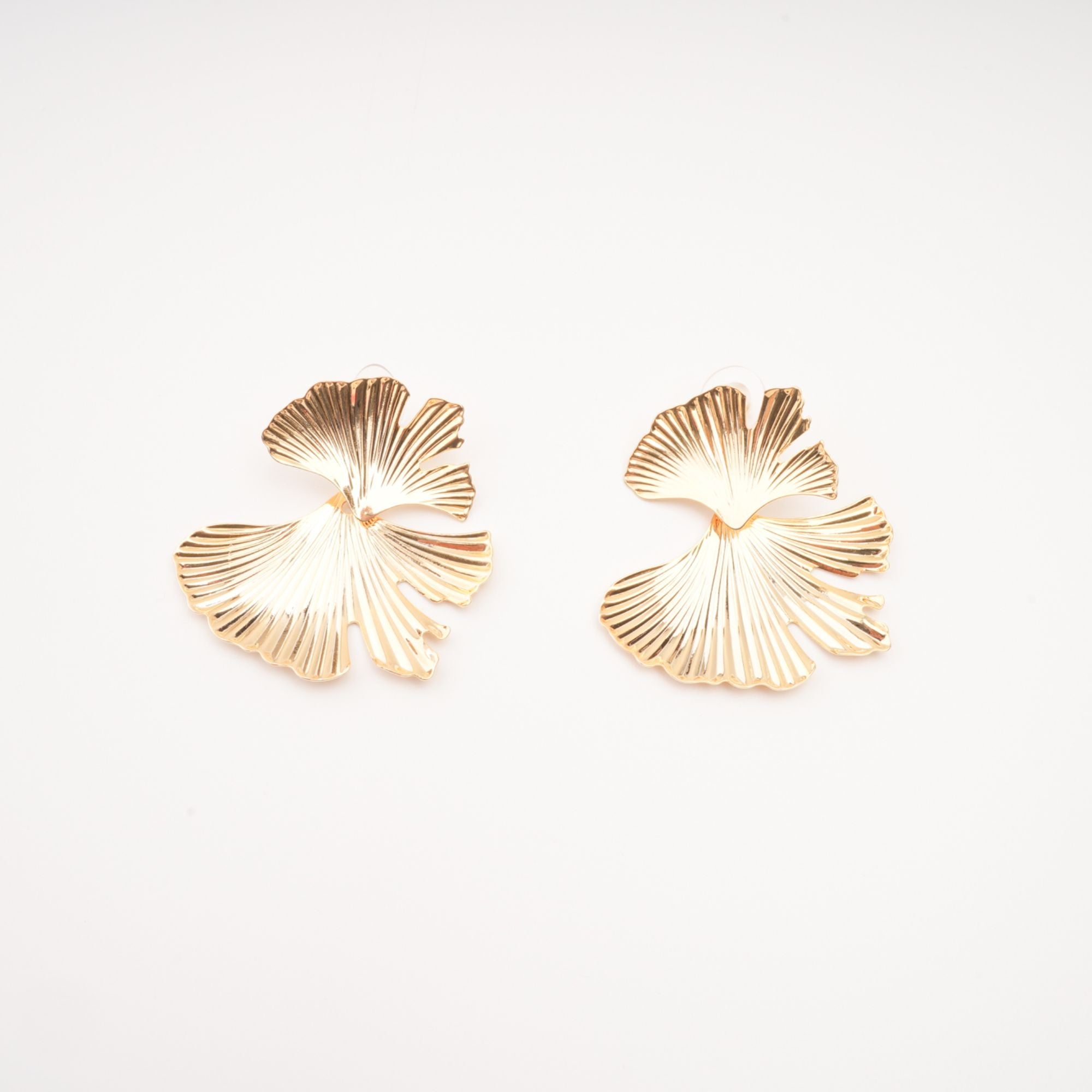Adriana Gold Filled Ginkgo Leaf Earrings for Women - Elegant Dangle Drop Earrings for Everyday Wear, Gift Giving & Special Occasions