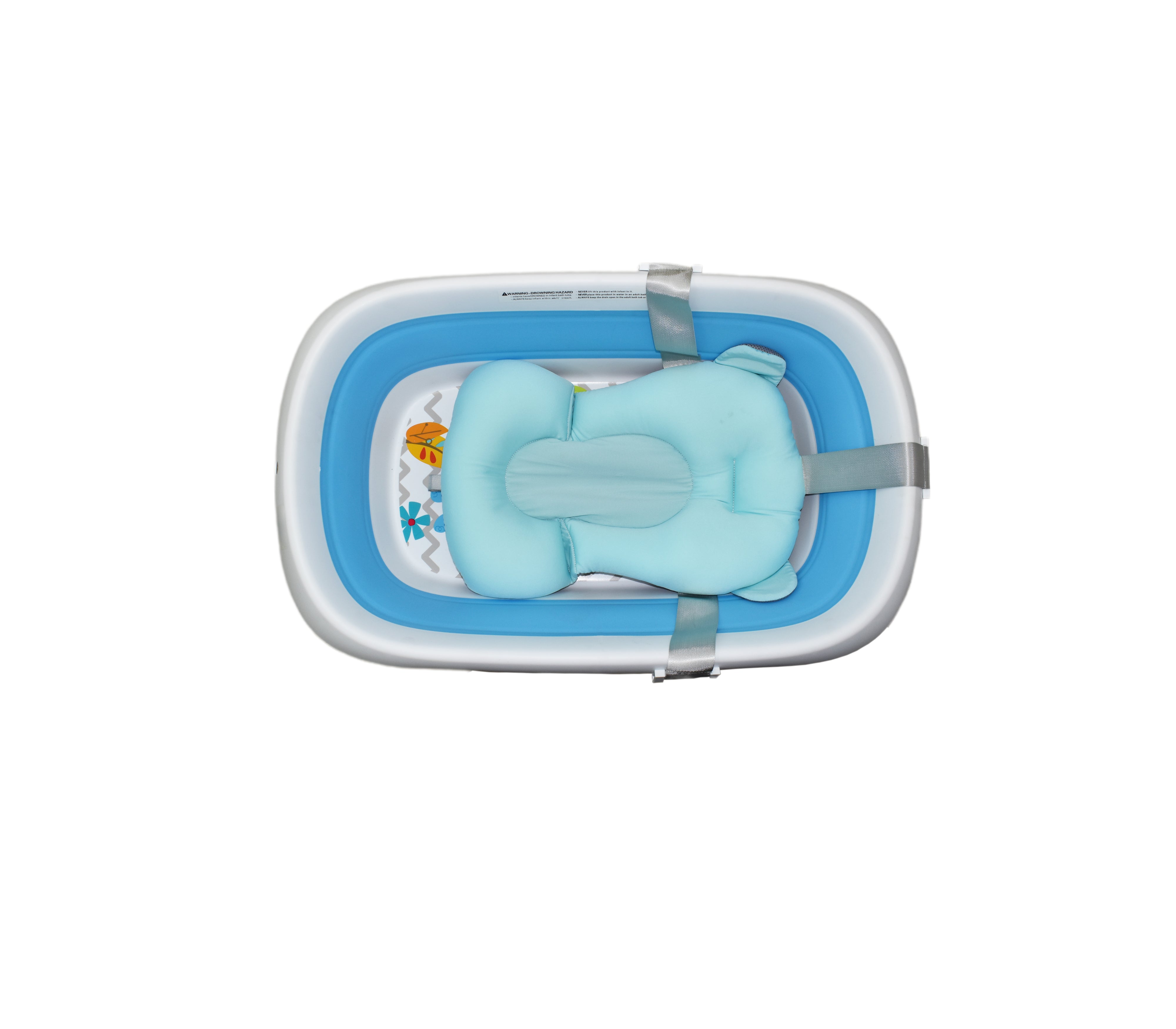 Foldable Baby Bathtub for Newborns & Infants - Portable & Space-Saving Bath Tub for Home & Travel Use
