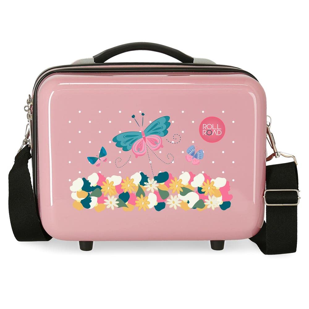 Pink Girls Beauty Case - Portable Makeup Organizer for Travel, School & Sleepovers | Perfect for Teens & Kids Cosmetics Storage