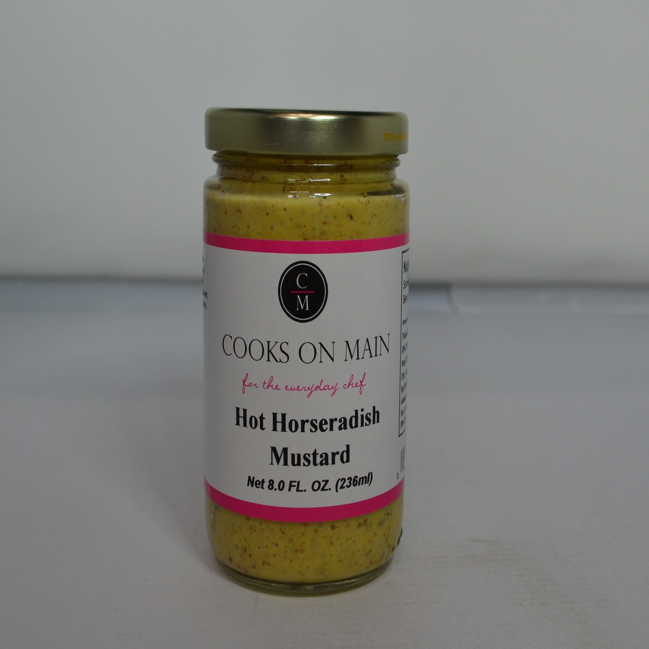 Spicy Horseradish Mustard - Premium Hot Mustard Sauce for Sandwiches, Hot Dogs & BBQ - Bold & Tangy Flavor