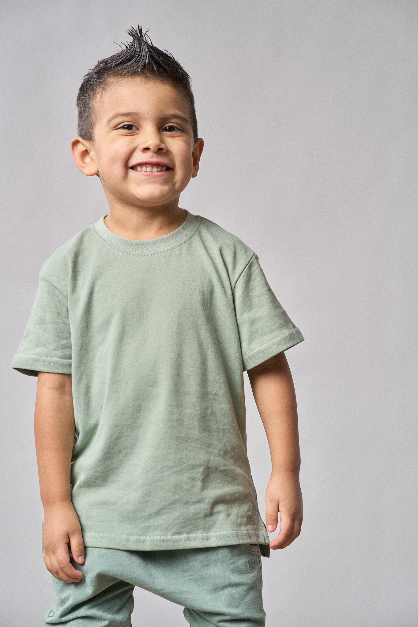 Elevated Tee - Soft & Stylish Basil Green T-Shirt for Men & Women | Perfect for Casual Wear, Outings & Layering