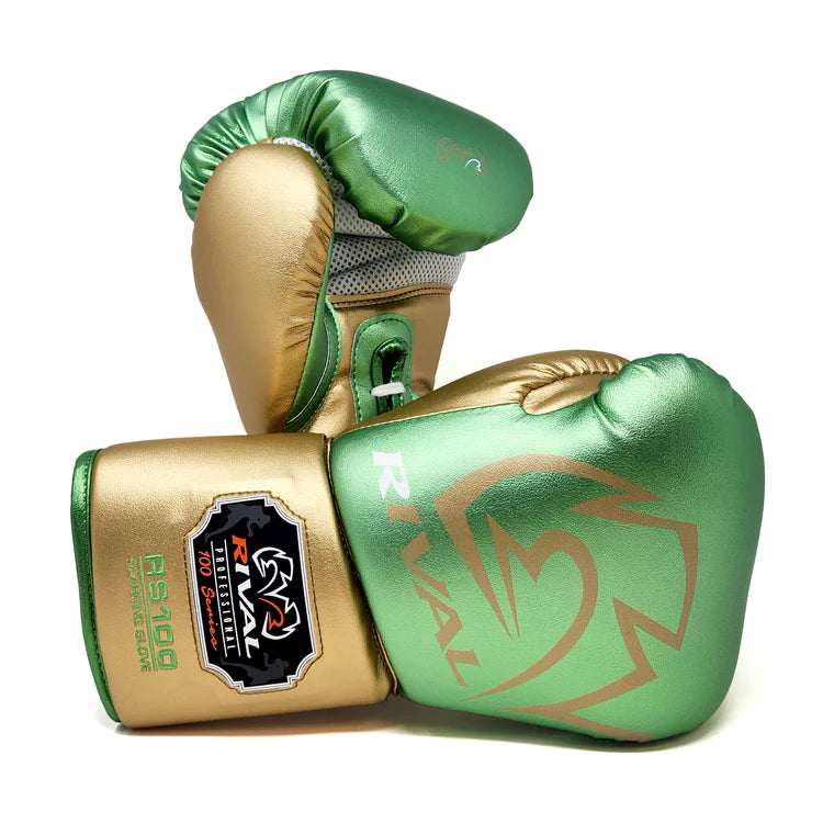 RIVAL RS100 Professional Sparring Gloves for Boxing, MMA & Training – Premium Leather, Wrist Support & Shock Absorption – Perfect for Fighters, Gyms & Home Workouts