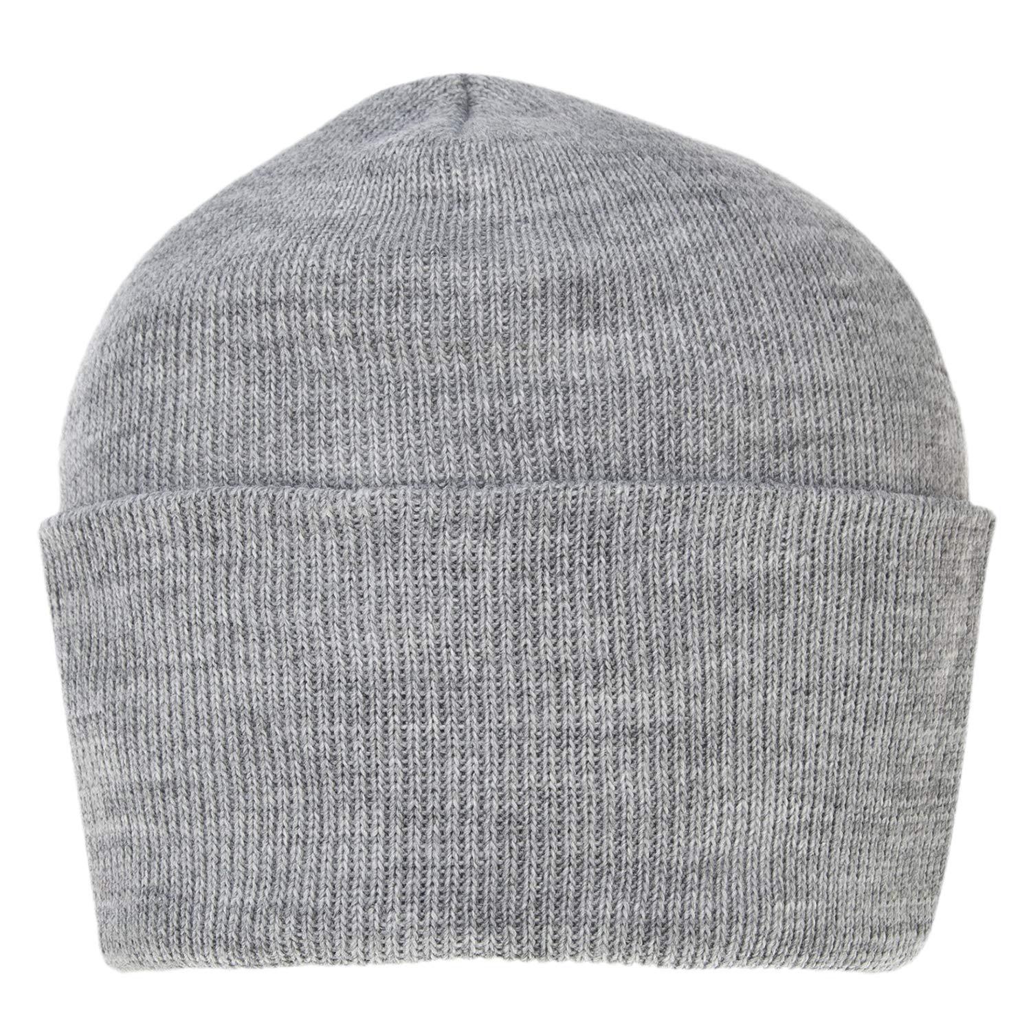 Light Grey Heather Thinsulate Ski Hat - 12 Pack - Made in USA - Warm Winter Beanie for Skiing, Snowboarding & Outdoor Activities