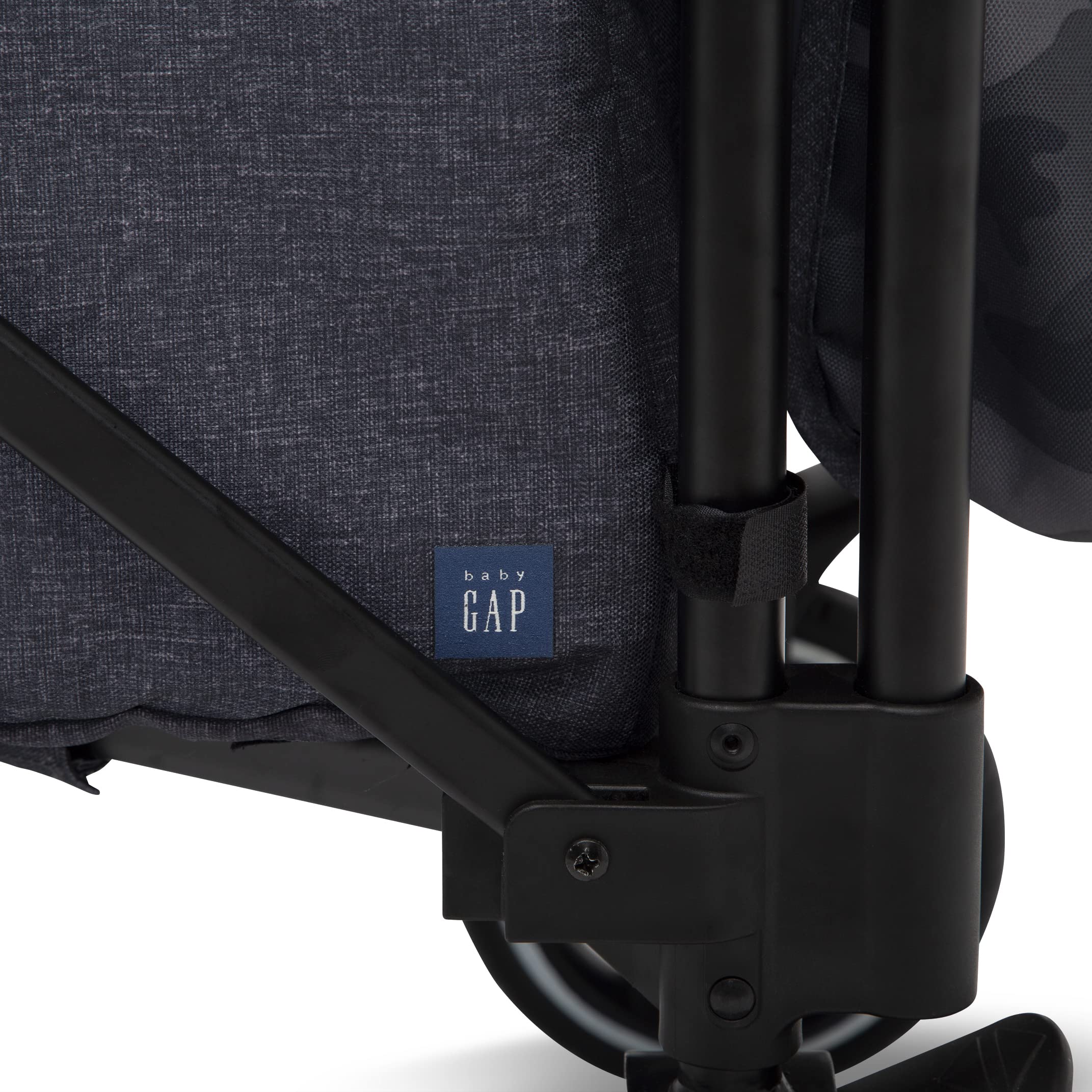 GAP babyGap Deluxe Explorer Wagon Stroller for Toddlers - Black Camouflage Design | Lightweight Foldable Baby Stroller for Outdoor Adventures, Shopping & Travel