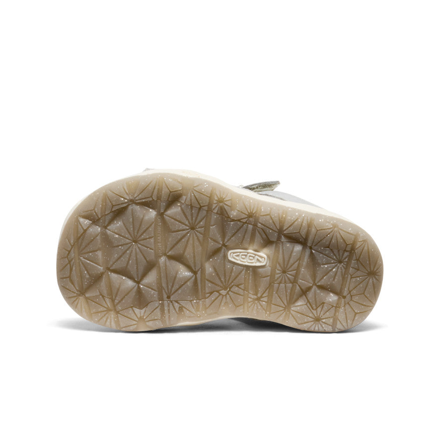 **Moxie Toddler Sandals for Girls - Comfortable & Stylish Silver Kids Sandals for Playtime, Beach & Outdoor Adventures**