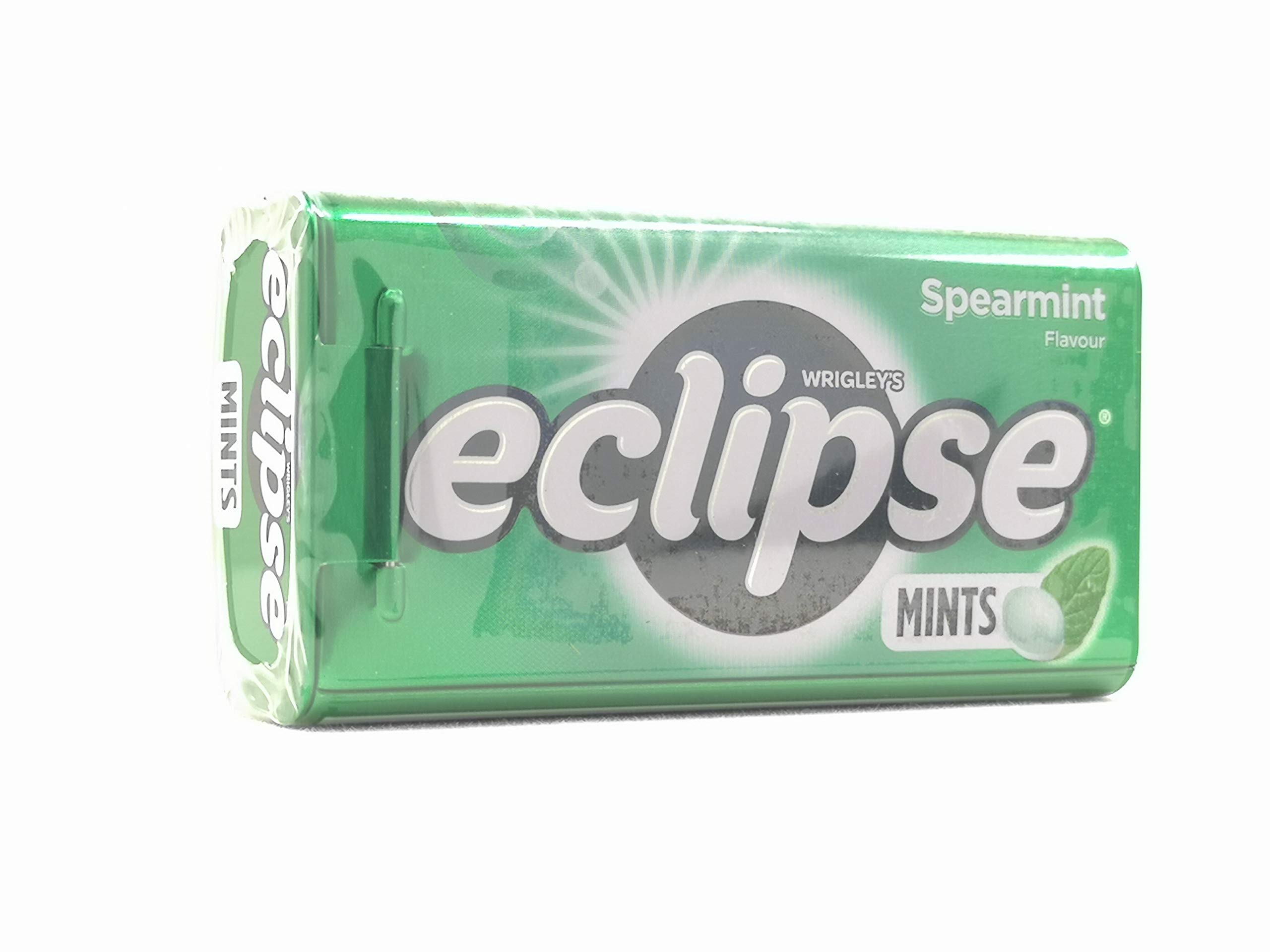 Eclipse Sugarfree Spearmint Mints 1.2 oz (Pack of 8) - Fresh Breath Mints for Office, Travel & After Meals - Sugar Free & Low Calorie