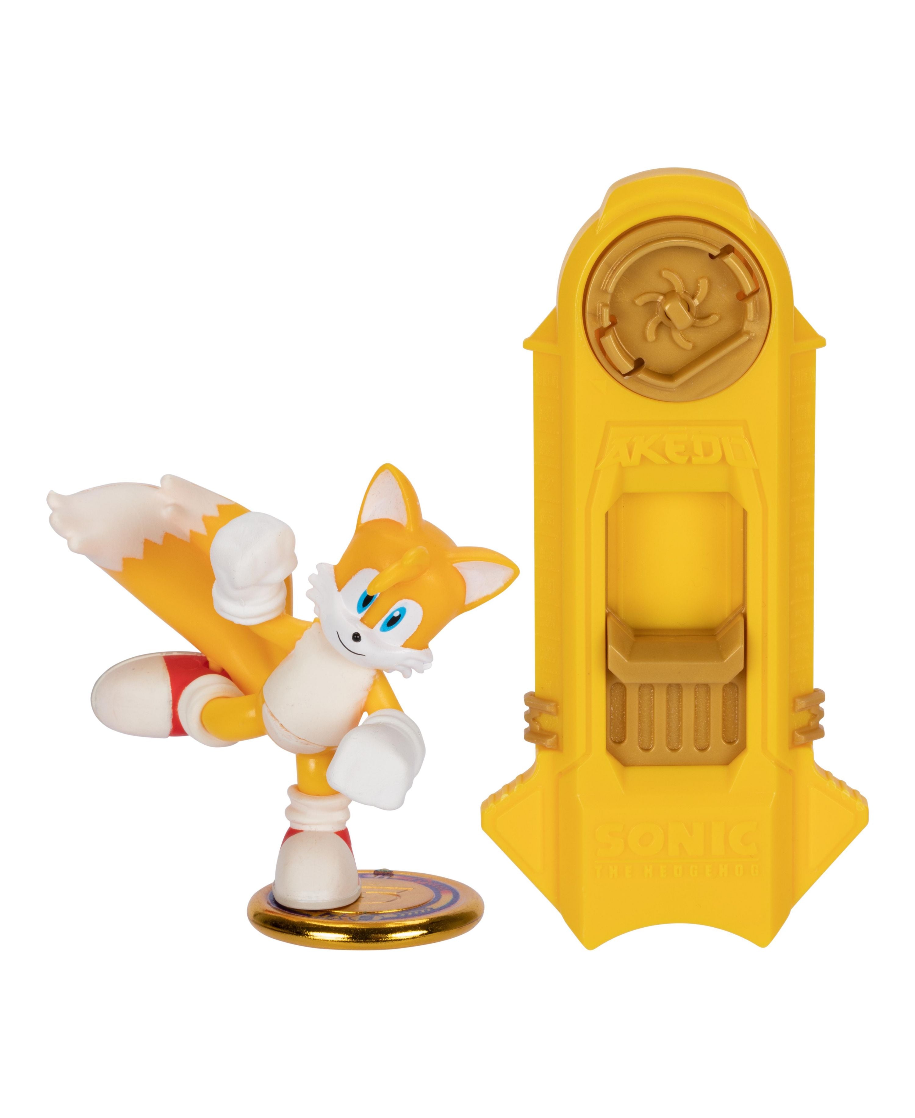 Akedo Sonic the Hedgehog Action Figures - Tails vs Shadow Speed Strike Battle Set | Collectible Toys for Kids & Fans | Perfect for Playtime, Display & Gifts