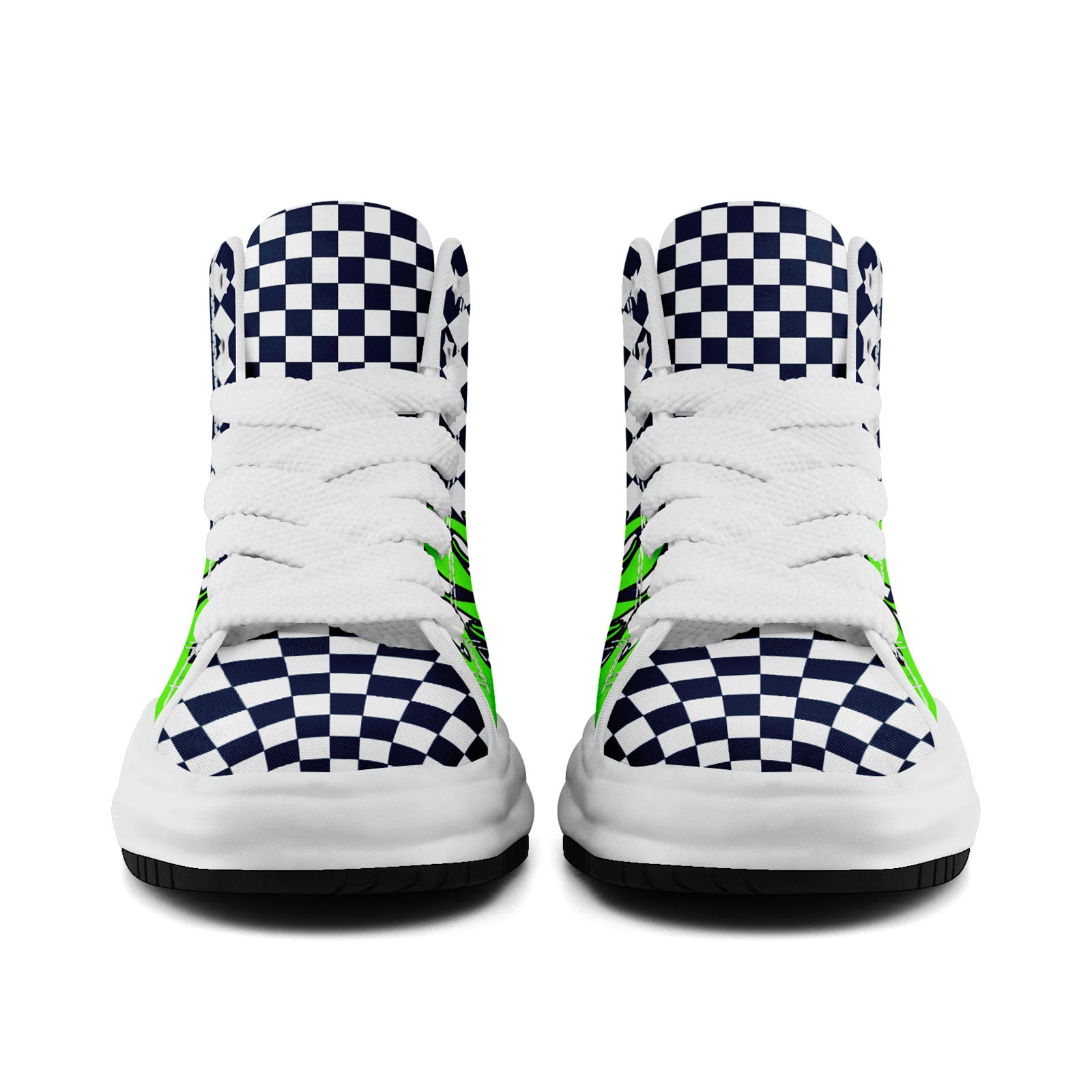 Custom Green Blue White Seattle Firesoul Personalized Sneakers - Breathable Comfortable Running Shoes for Men & Women | Perfect for Jogging, Gym Workouts and Casual Wear (Style: FN039 D020272 27)