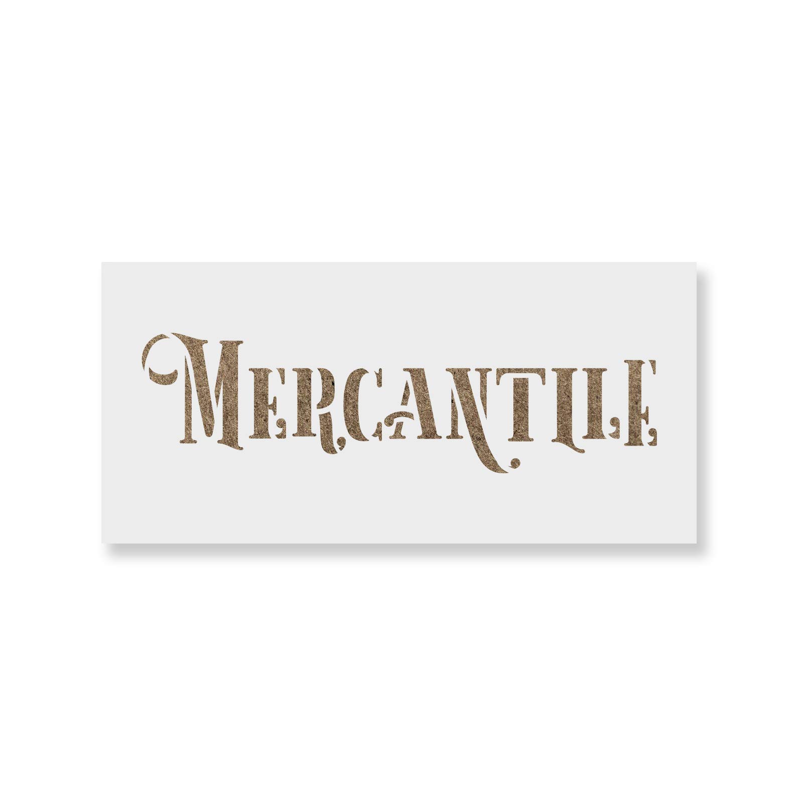 Rustic Mercantile Stencil Set - DIY Kitchen Decor Stencils for Cabinets, Walls & Furniture | Farmhouse & Vintage Design Templates for Home Decor Projects