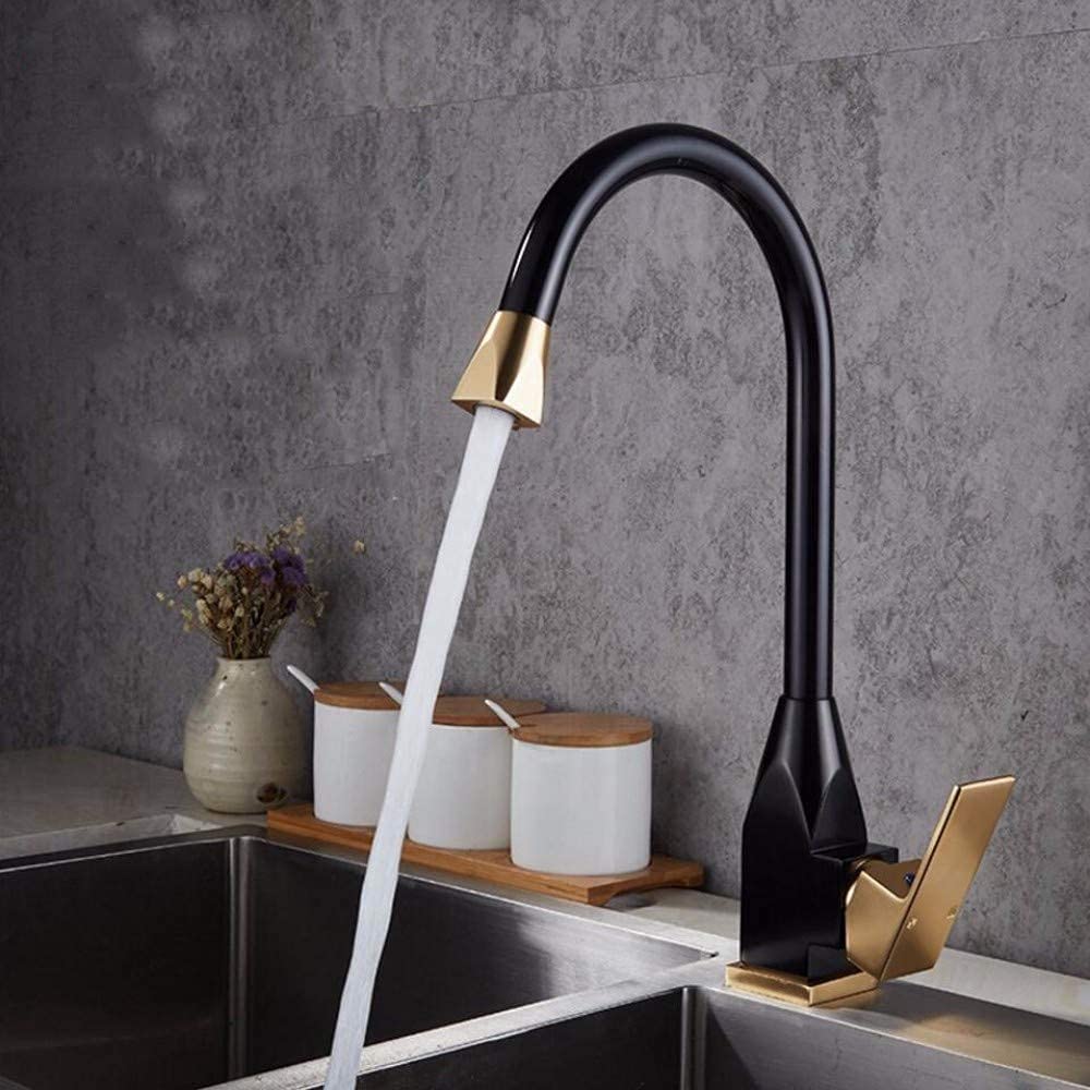 Space Gray Aluminum Kitchen Mixer Tap - Hot & Cold Water Vegetable Basin Faucet for Modern Homes | Perfect for Washing Fruits, Vegetables & Dish Cleaning