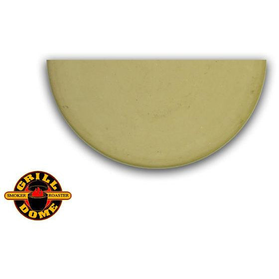 PZH 15 Half Pizza Stone for L Grill Domes - Premium Ceramic Baking Stone for Outdoor Pizza Ovens & Kamado Grills - Perfect for Backyard BBQs, Camping & Wood-Fired Cooking