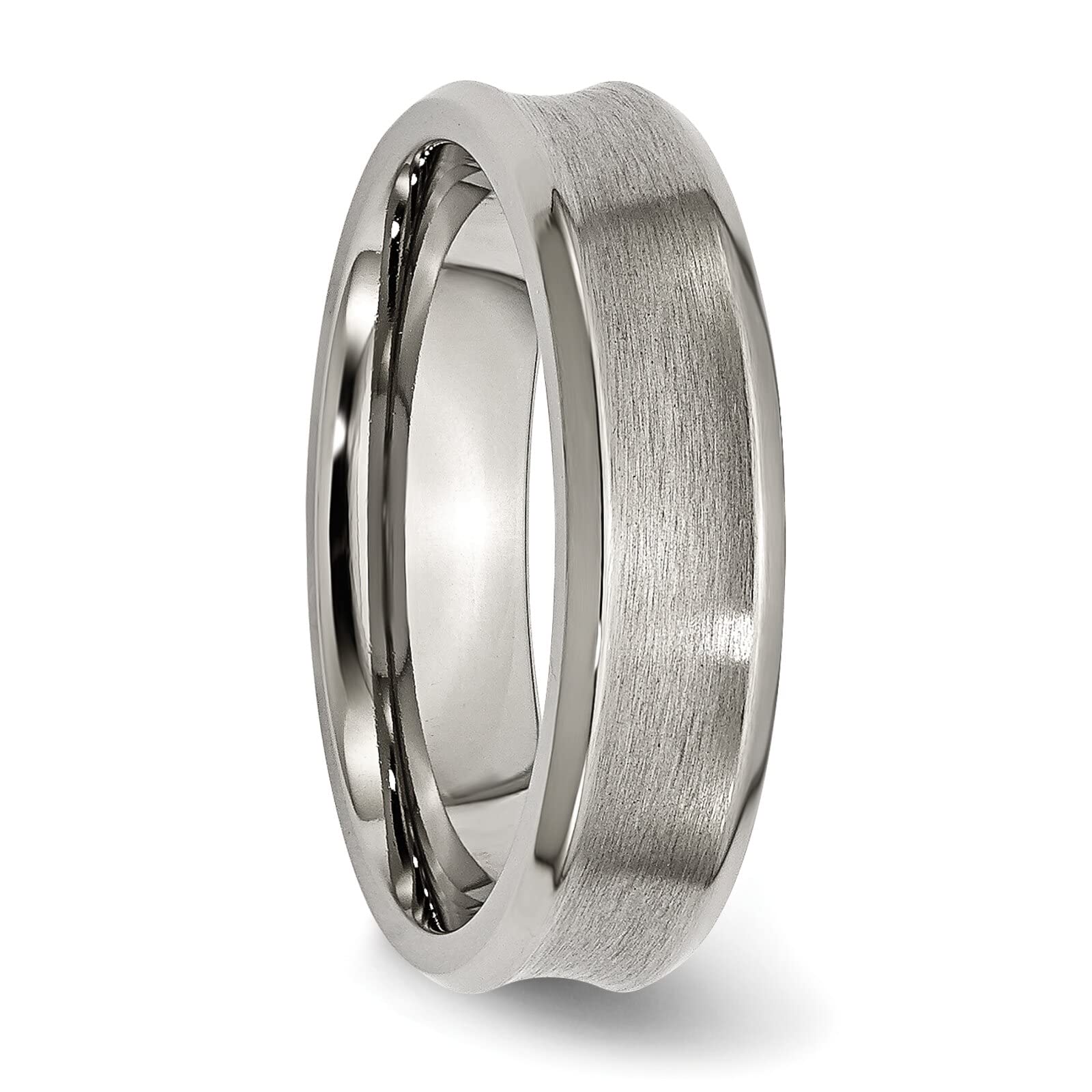 6mm Brushed Titanium Men's Wedding Ring Band - Size 11 - Durable & Comfortable for Everyday Wear, Anniversary Gifts & Special Occasions