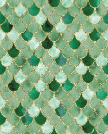 Dreamlike Mermaid Fish Scale-19
