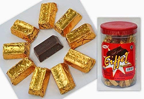 Premium Aluminum Foil Candy Wrapping Sheets - Gold, 7x7cm (250 Pack) for Chocolate, Candy & Gift Packaging - Ideal for DIY Treats, Party Favors & Holiday Gifts