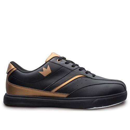 Brunswick Men's Vapor Black Copper Bowling Shoes - Lightweight Performance Shoes for Professional & League Bowlers - Perfect for Bowling Alleys & Tournaments