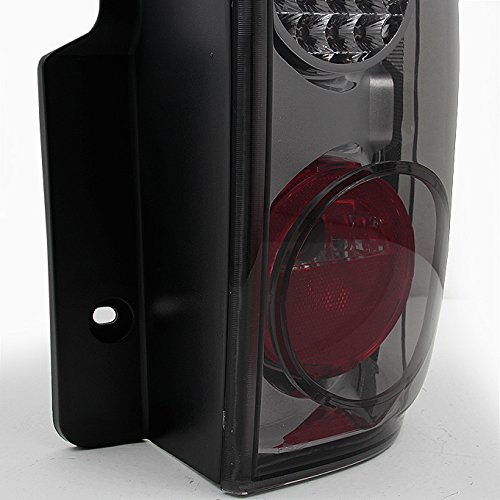 AKKON Smoked LED Tail Lights for 2007-2013 GMC Yukon XL & Chevy Suburban 1500/2500 - Brake Lamp Replacement Pair (Left+Right) - Durable, Waterproof & Easy Installation for Off-Road, Night Driving & Custom Styling
