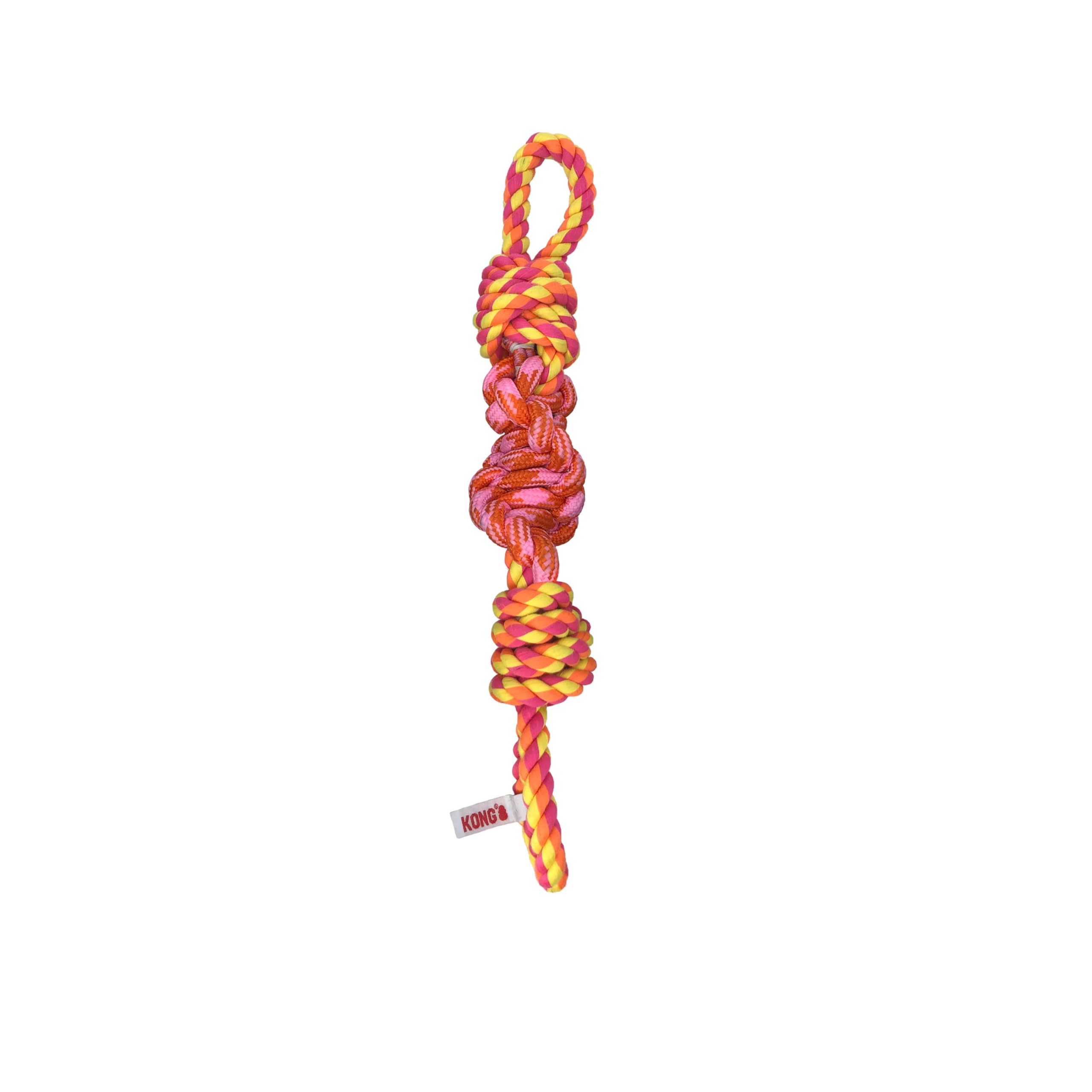 KONG Rope Bunji Dog Toy for Small Dogs - Durable Chew Toy with Bungee Cord for Interactive Play, Fetch & Tug of War - Perfect for Indoor & Outdoor Use
