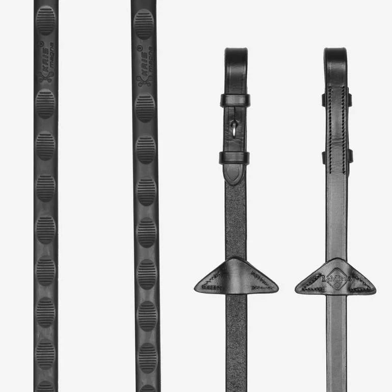 LeMieux Magna Grip Horse Riding Reins - Non-Slip Equestrian Training Equipment for Dressage & Jumping