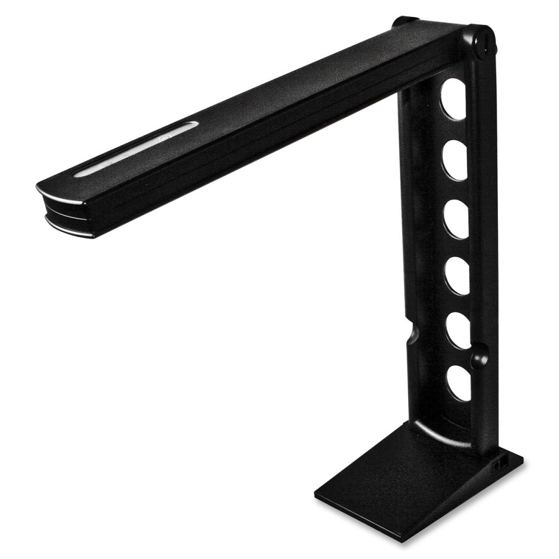LEDU L9127 Folding H-Shaped LED Desk Lamp with 3 Brightness Levels - Adjustable Task Light for Office, Study, Reading & Bedroom (Black)
